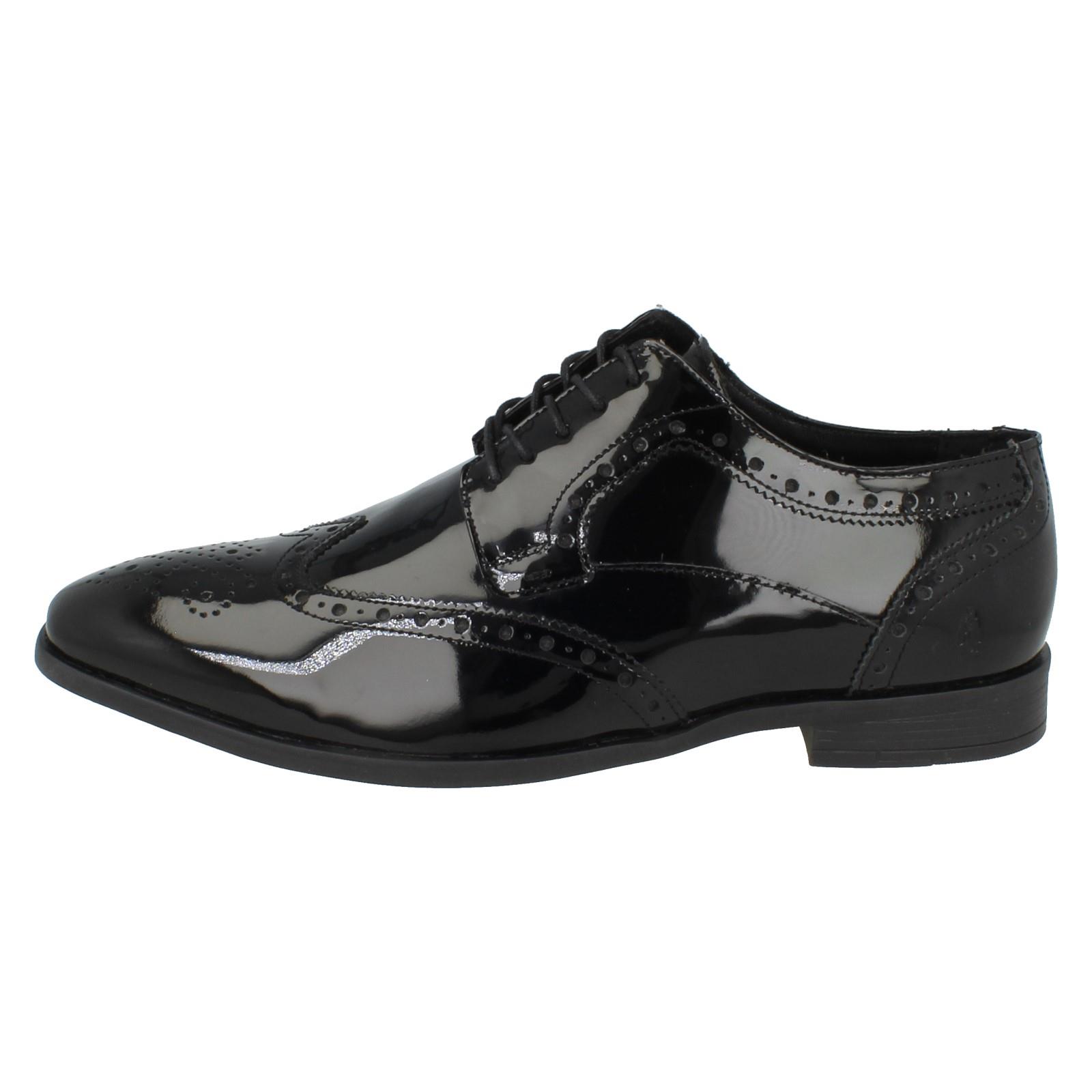 Mens Hush Puppies Lace Up Leather Formal Dress Shoes Elliot Brogue - Picture 12 of 19