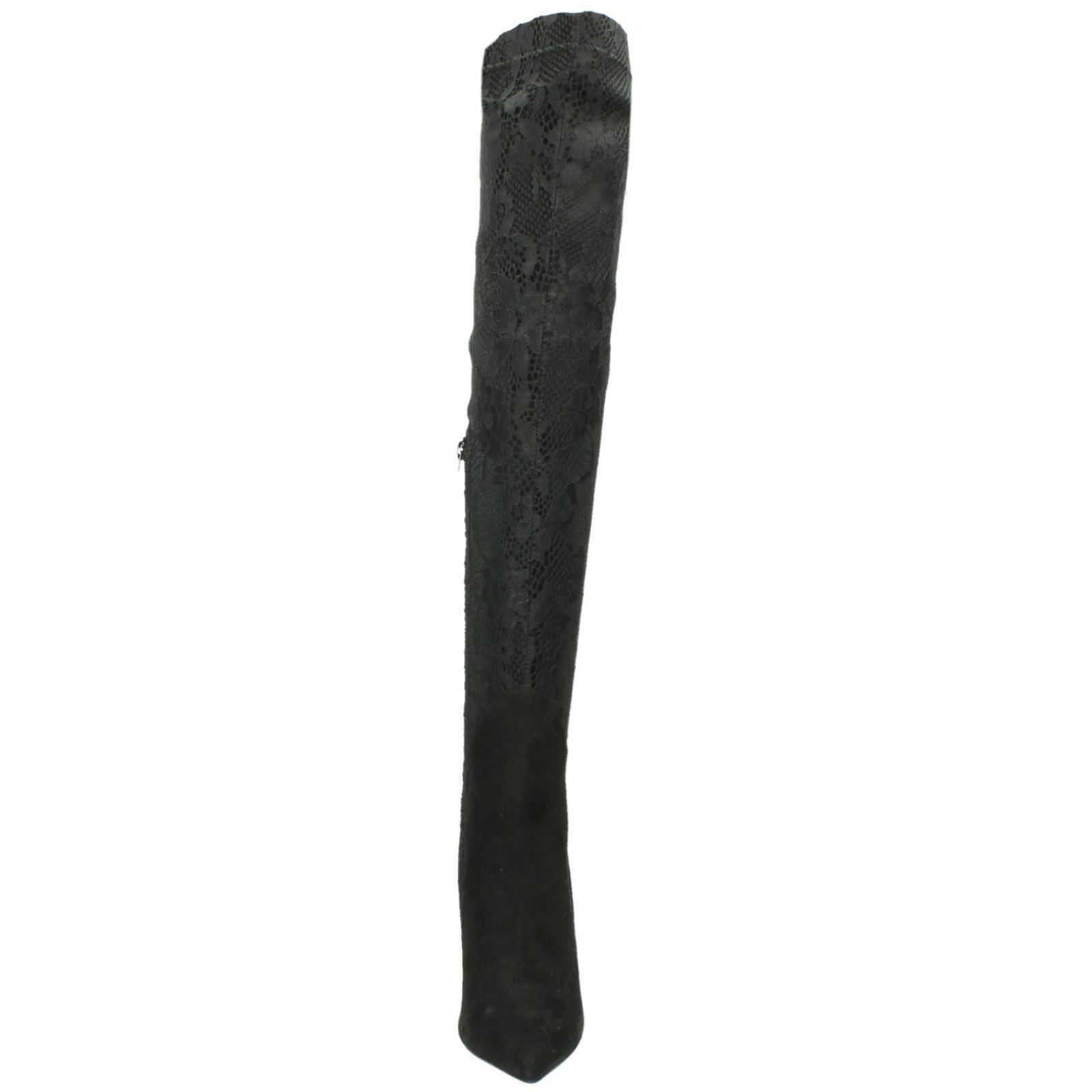 Botas de encaje con cremallera por encima de la rodilla Anne Michelle para dama - Imagen 9 de 19
