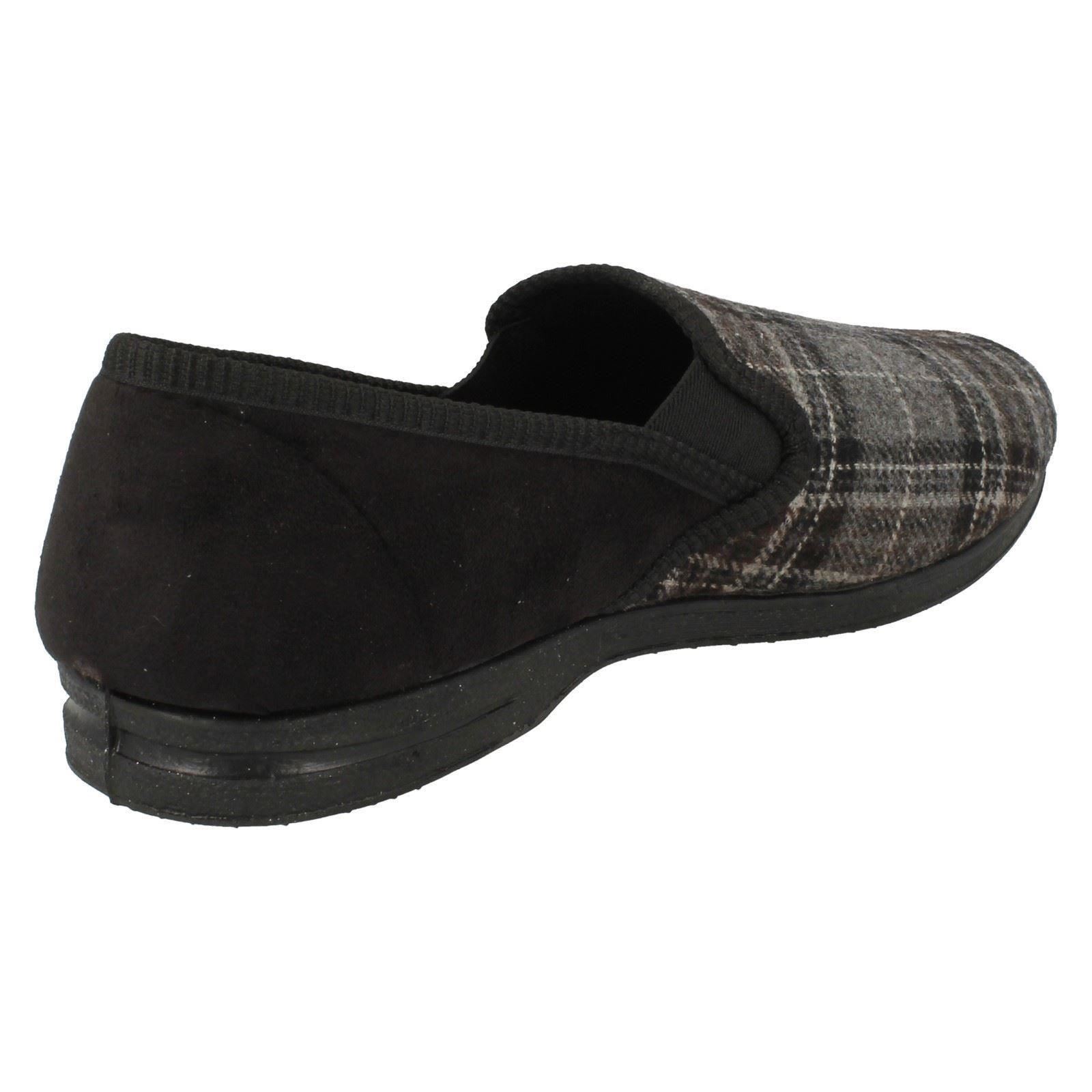 Herren Spot On Slipper Home Lounge Textil Hausschuhe X2R013 - Bild 6 von 19