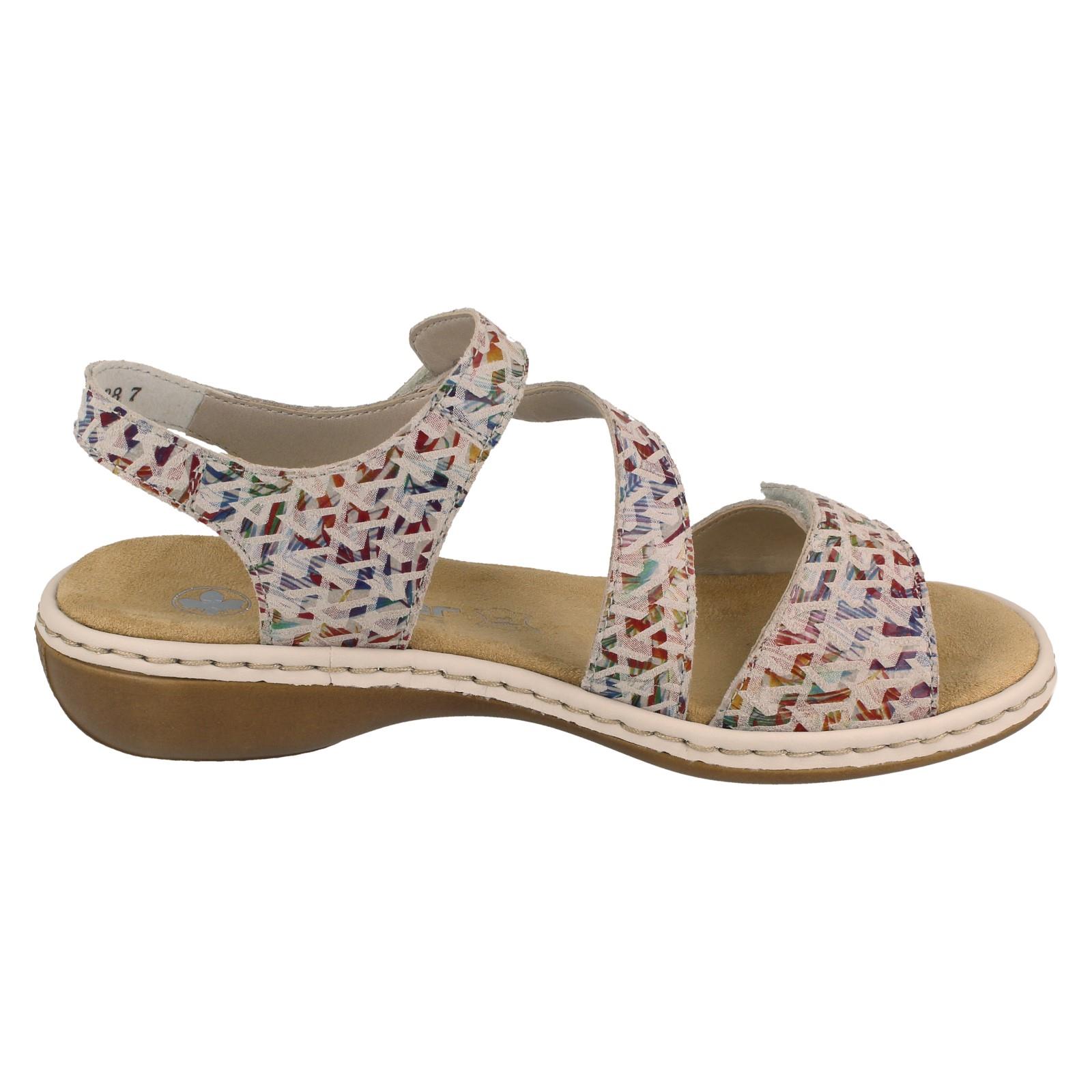 Sandalias De Mujer Rieker Elegantes Con Tiras - 659C7 - Imagen 52 de 64