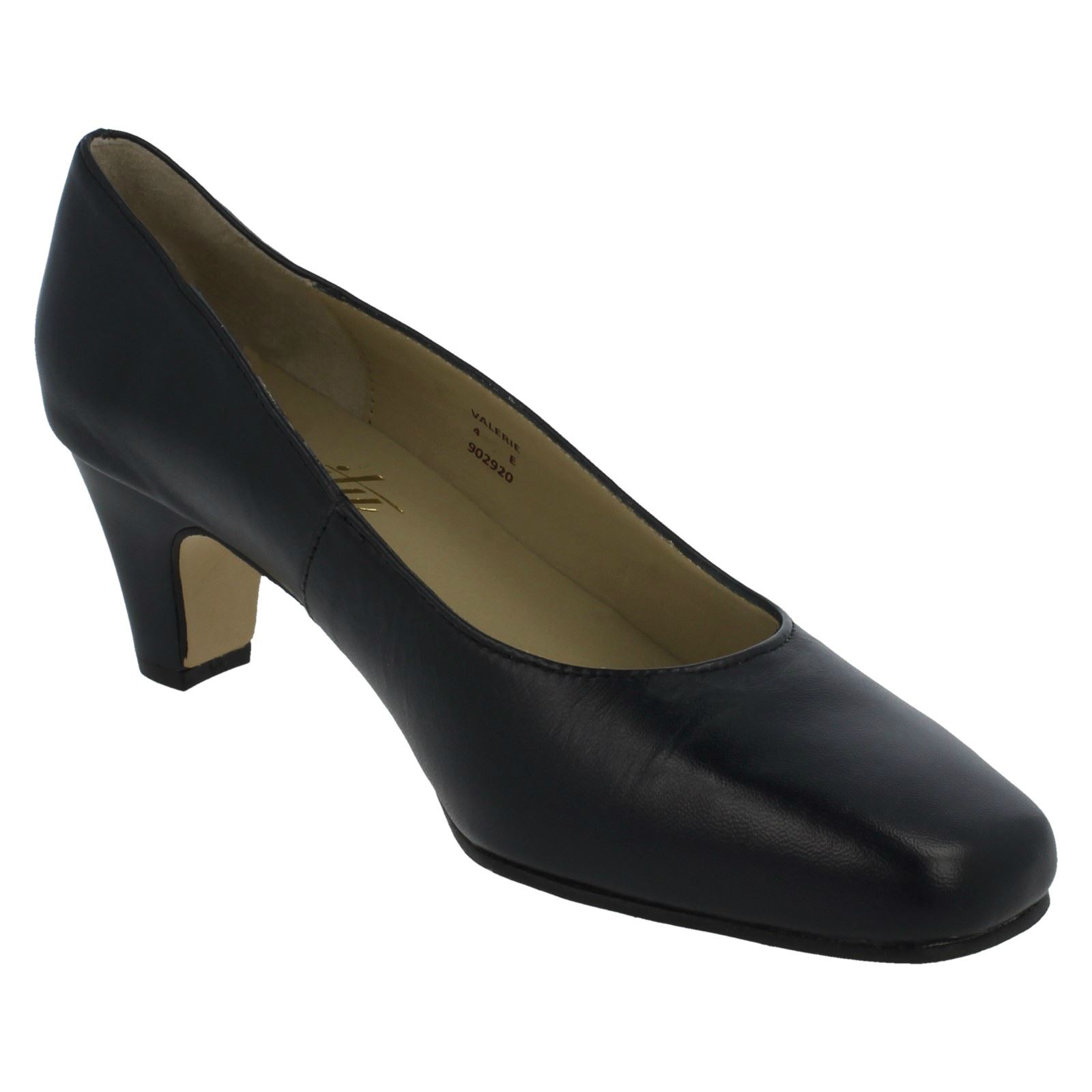 Ladies Equity Wide Fitting Court Shoes 'Valerie' eBay