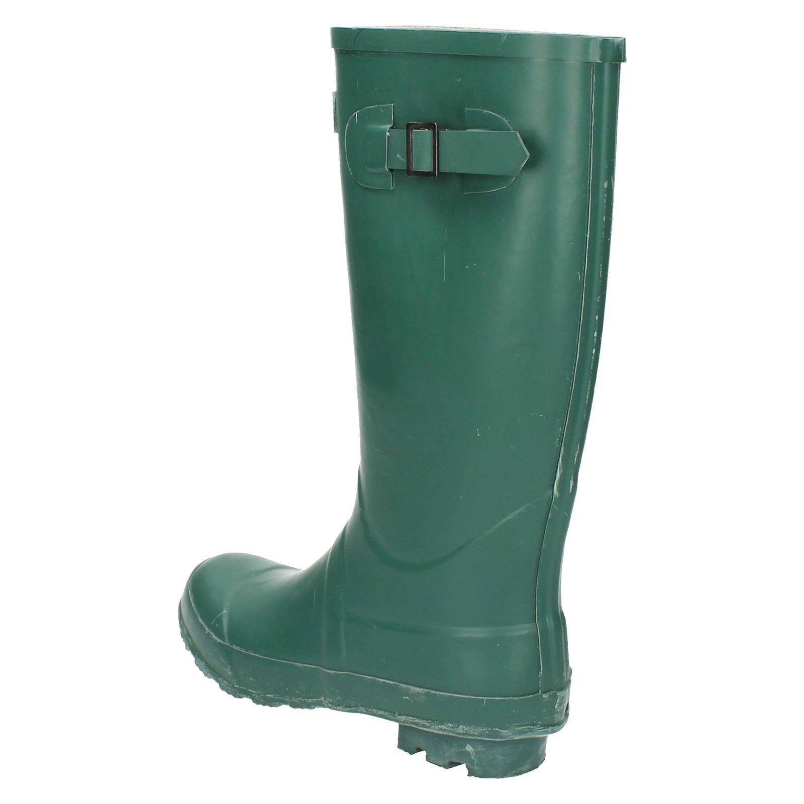 Boys Malvern Buckle Detail 'Wellington Boots' - Picture 9 of 10
