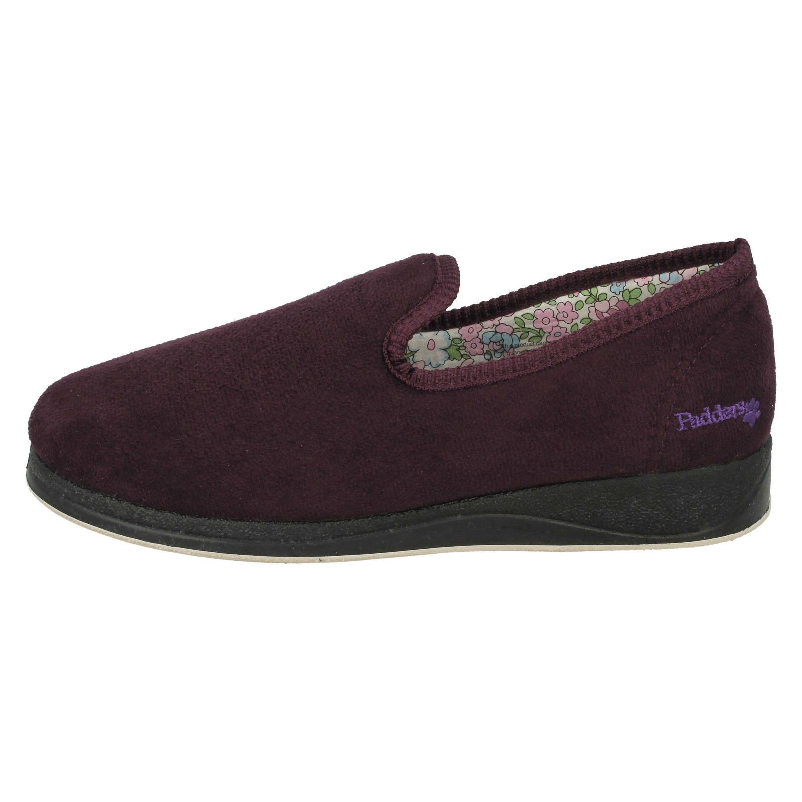 Ladies Padders Wide Fit Slippers 'Repose 18' - Picture 3 of 19