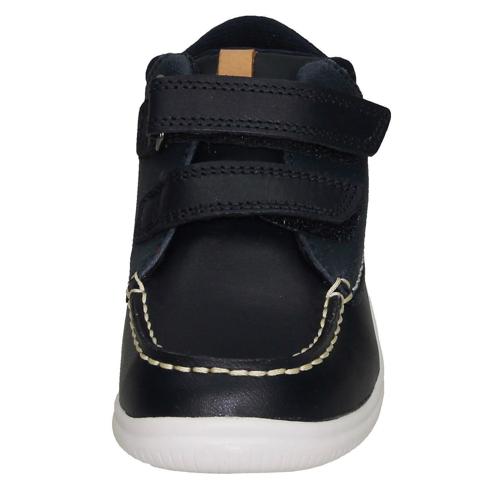 Infantes Niños Clarks Gancho y Lazo Cuero y Textil Botines Cresta Tuktu 19 - Imagen 9 de 19