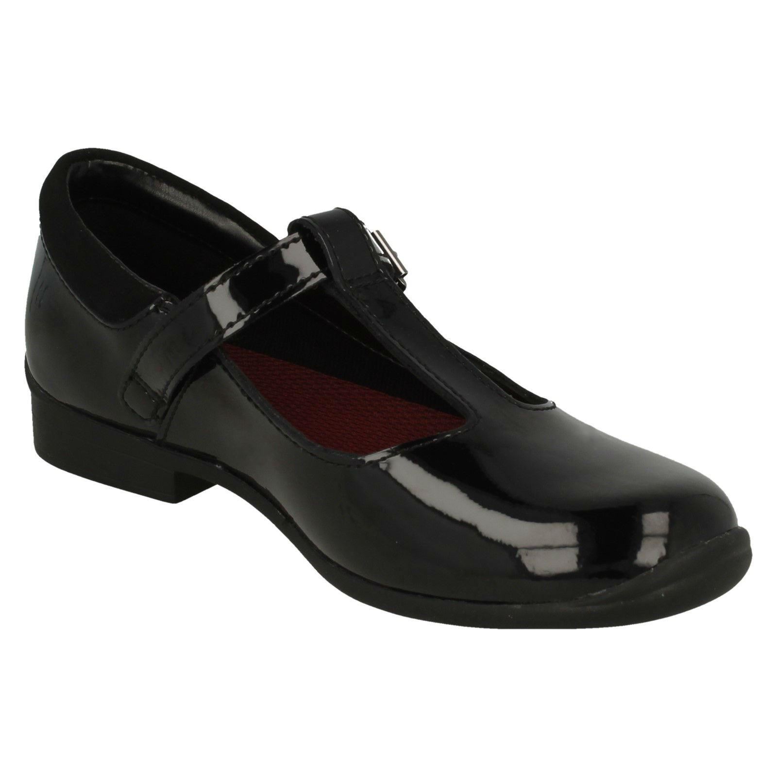Girls Clarks T-Bar School Shoes Jamie Sky - Picture 13 of 19
