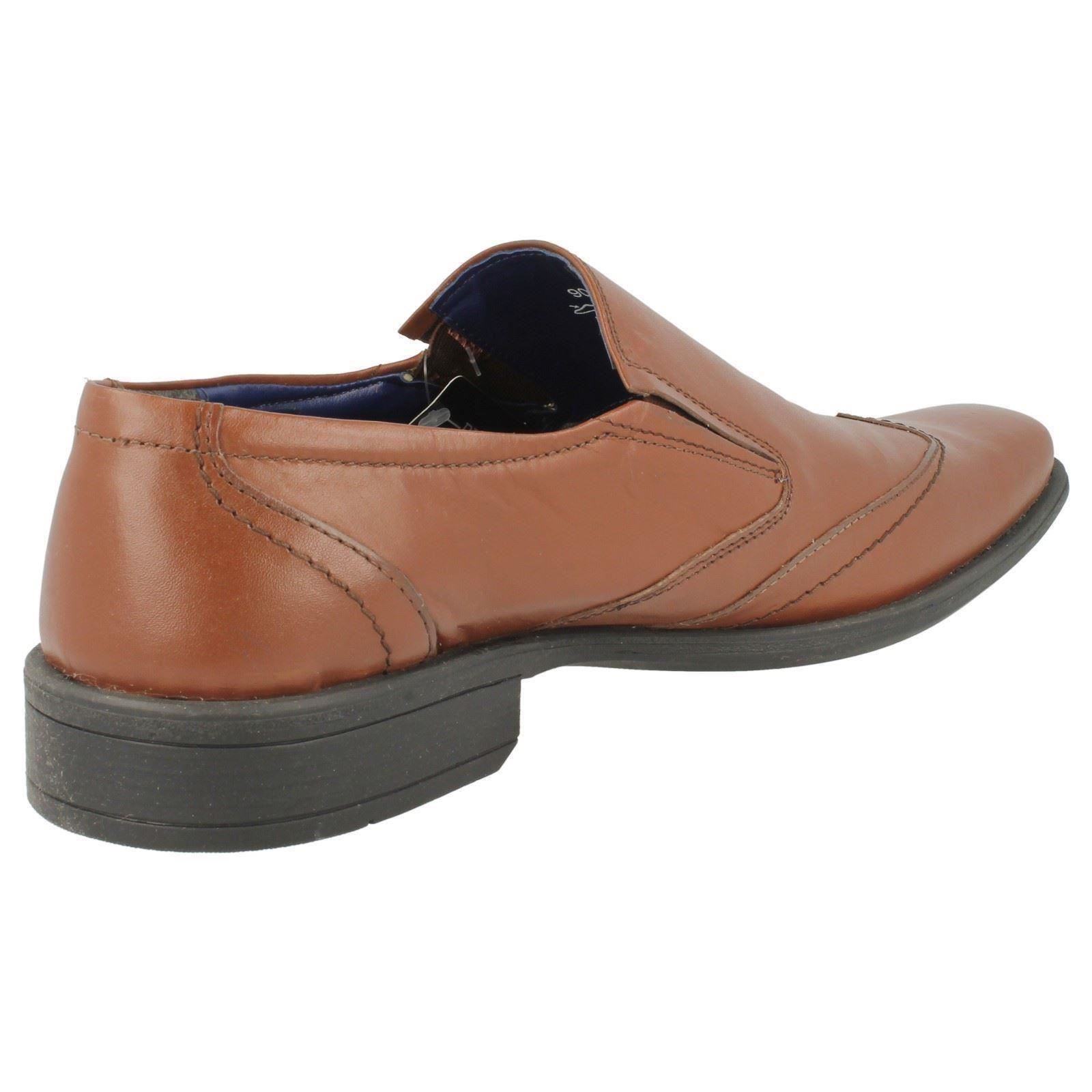 Men/'s Brown Leather Lace Up Shoes Casual//Formal wear /'907/'Bruno Donnari