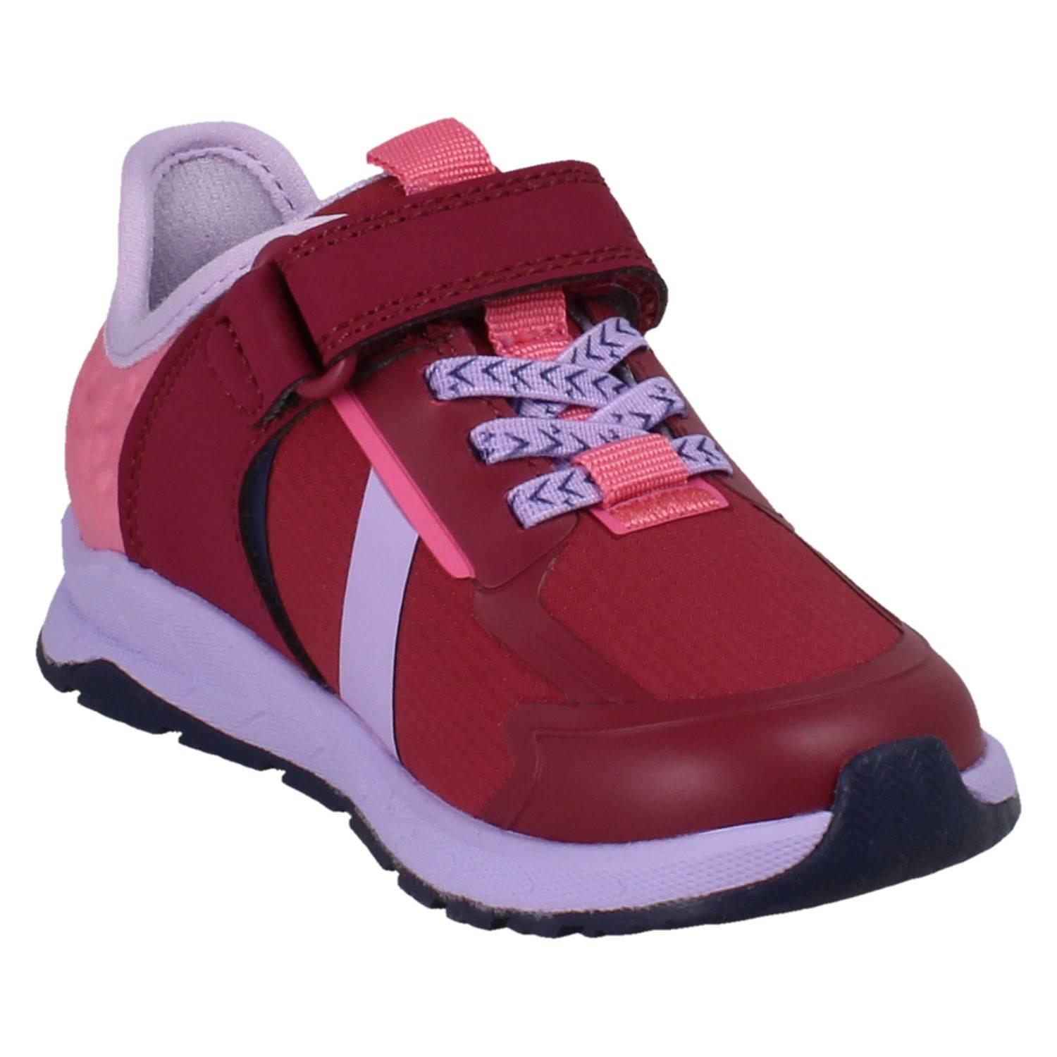 Kinder Clarks Playprints Textil Colour-Pop Cheetah Sporty Turnschuhe Selva Spur - Picture 17 of 37