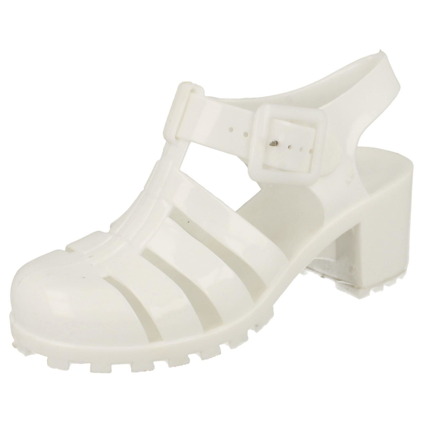 Girls Spot On Heeled "Jelly Shoes" - Picture 29 of 37