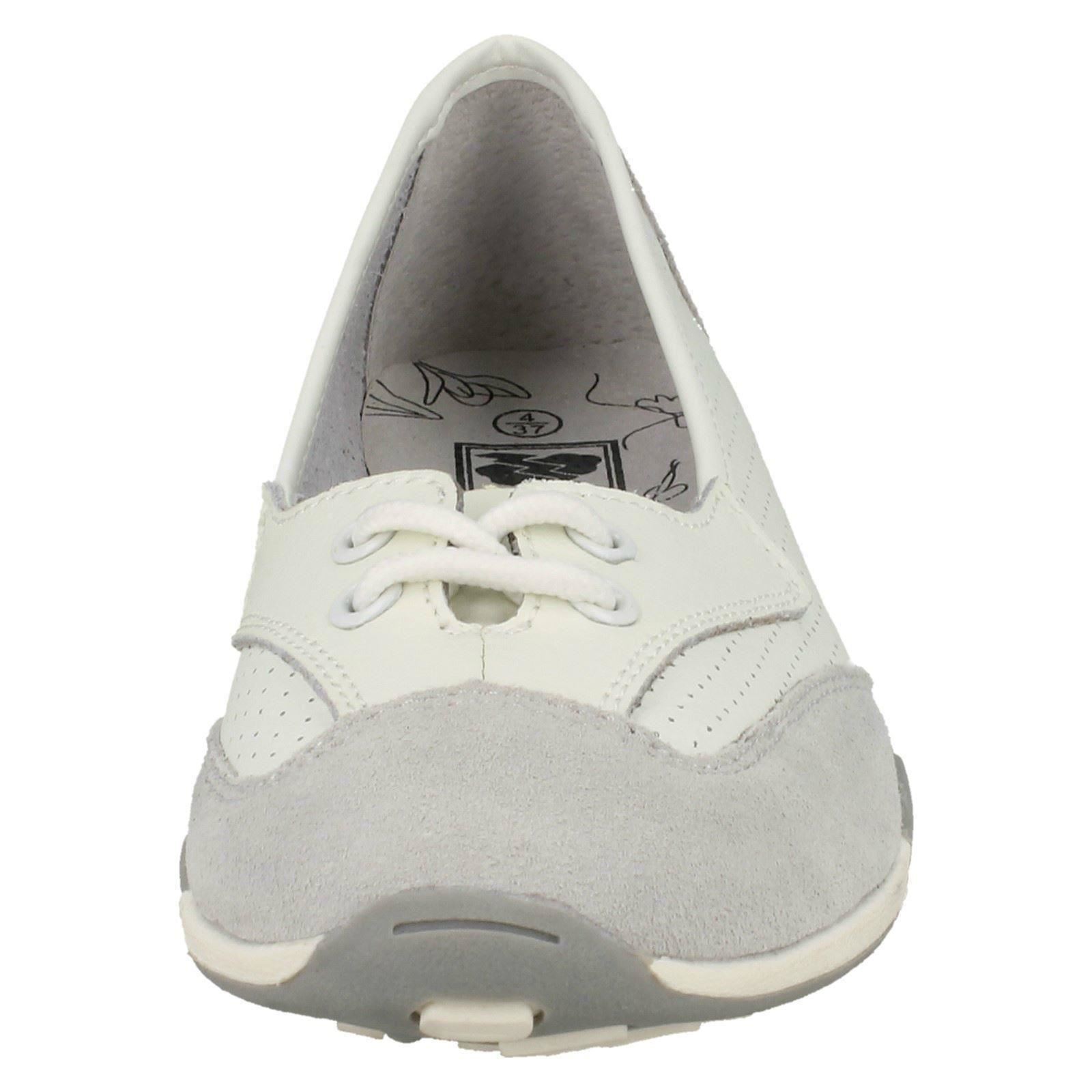 Bailarinas sin cordones de cuero con los pies en la tierra para dama - Imagen 54 de 55