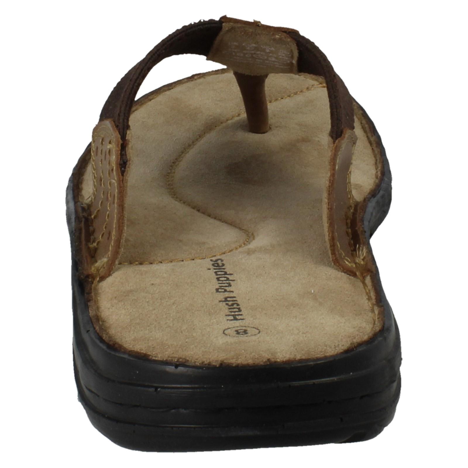 Uomo Hush Puppies pelle Infradito Estate Vacanza Sandali Alan - Picture 5 of 10