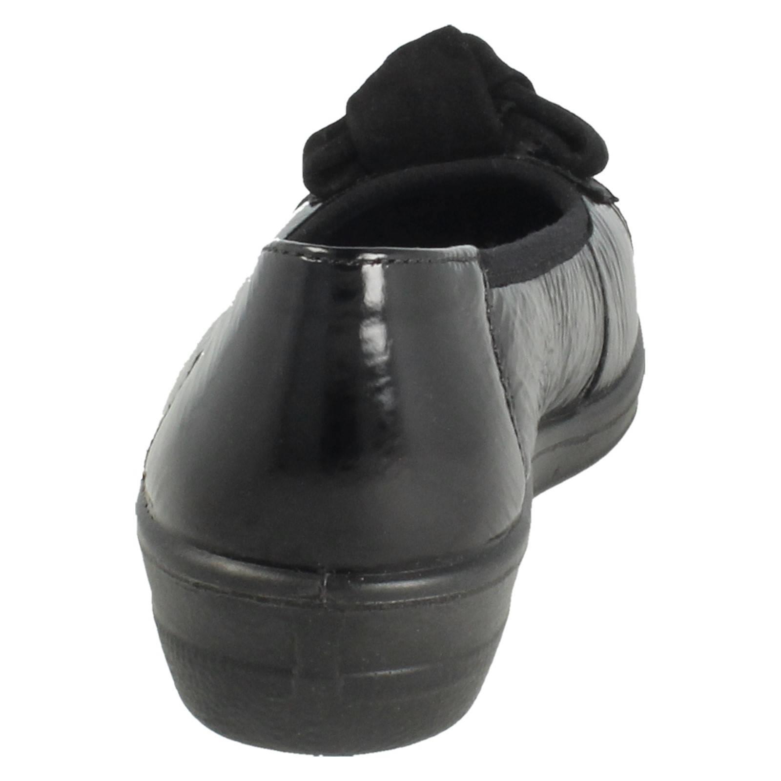 Ladies Padders Slip On Wedge Shoes Orient - Picture 14 of 28