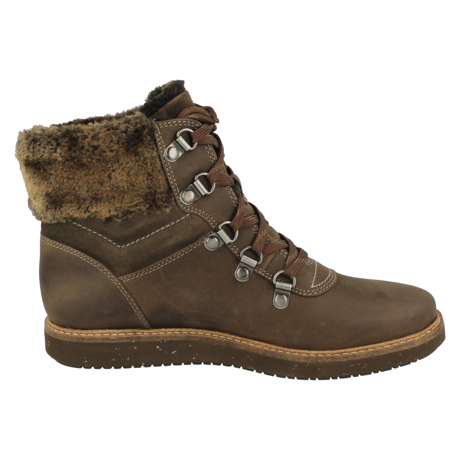 Top de las Señoras Piel Clarks Clarks Clarks Puntera rojoondeada con Cordones Cuero Tobillo botas Glick Clarmont a5c6c3 Top de las Señoras Piel Clarks Clarks Clarks Puntera rojoondeada con Cordones Cuero Tobillo botas Glick Clarmont a5c6c3