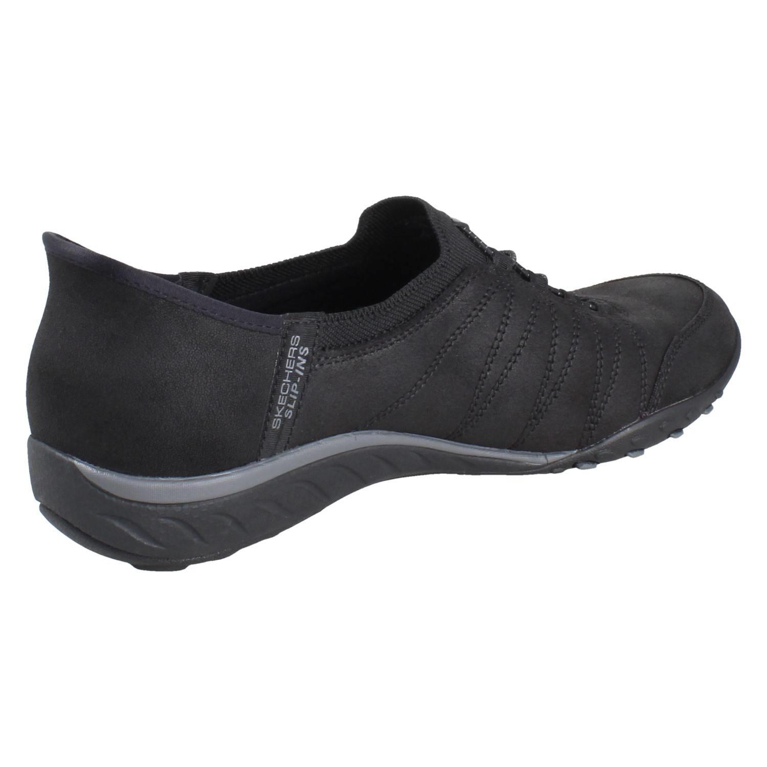 Femmes Skechers Vegan Slip-Ins Mains Gratuit Relax Compatible Avec Baskets Home - Picture 6 of 10