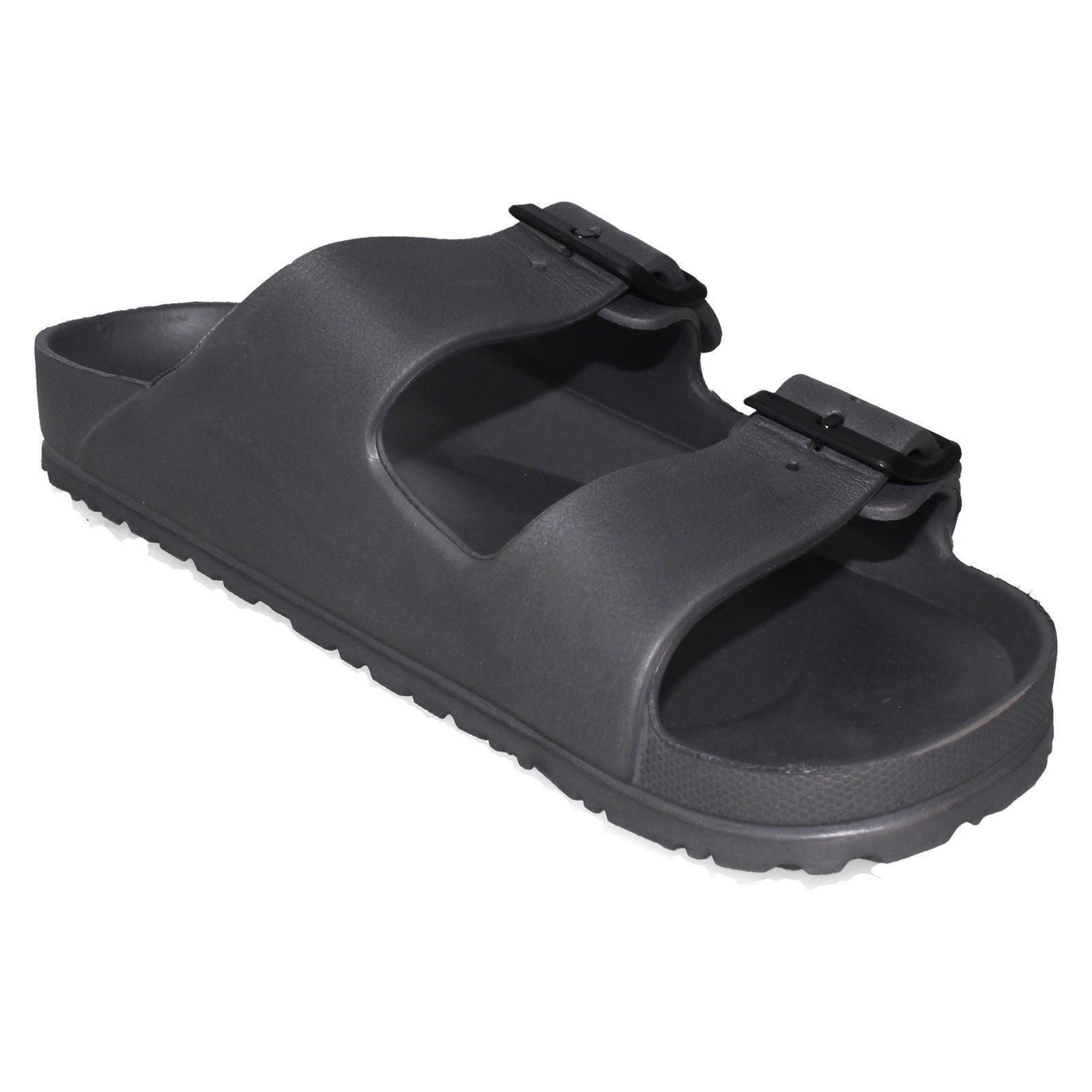 Mens Spot On Light Weight 'Mule' Sandals - Picture 6 of 28