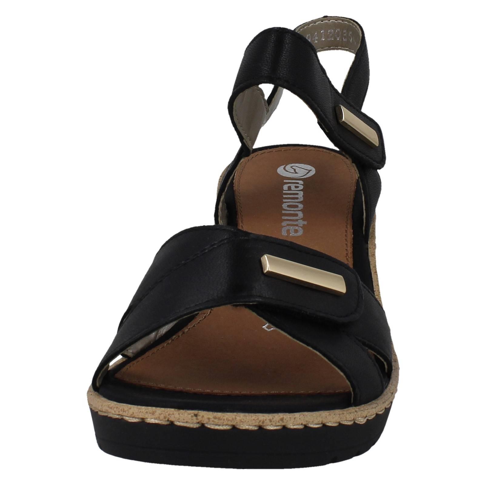Sandali Da Donna Remonte Con Cinghie Regolabili E Tacco A Wedge *R6R266* - Picture 9 of 19