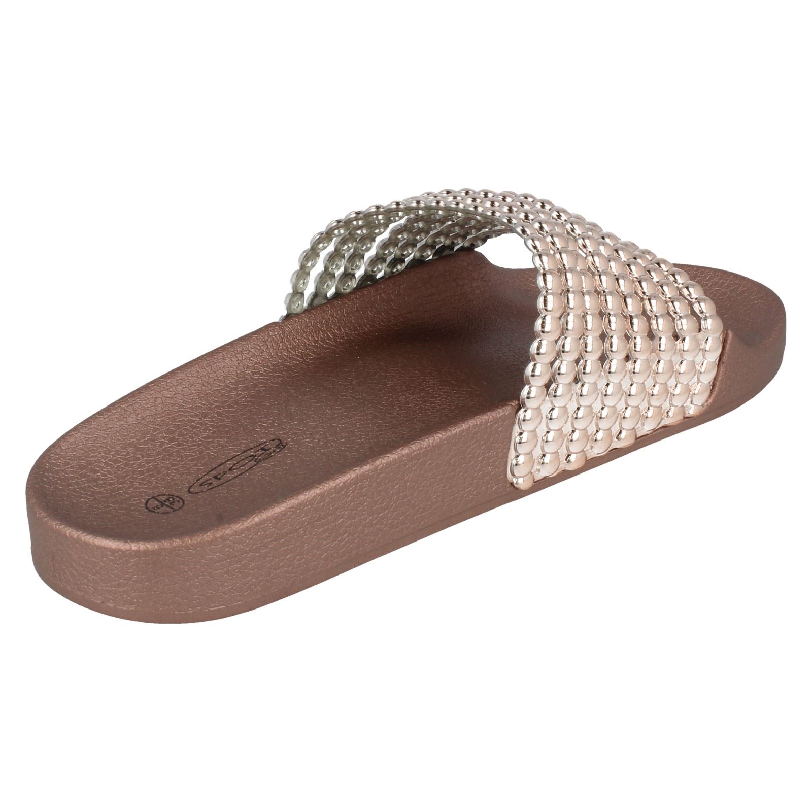 Ladies Spot On Casual Sliders - Picture 12 of 28