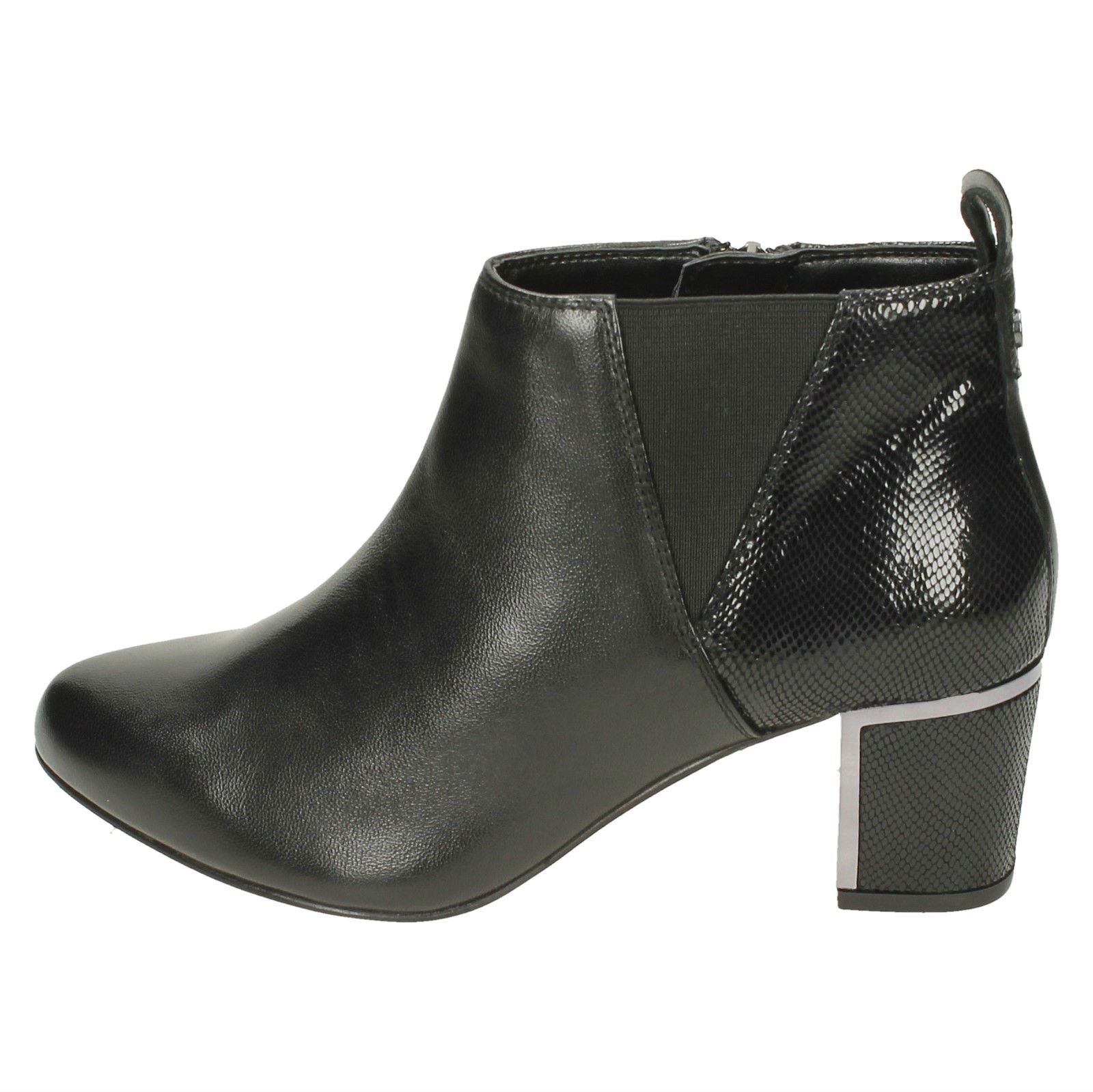 Tangier nero Ever Dal Nero large rettile Up in Stivaletti Donna Fit Van Zip Heeled extra pelle Zq187A