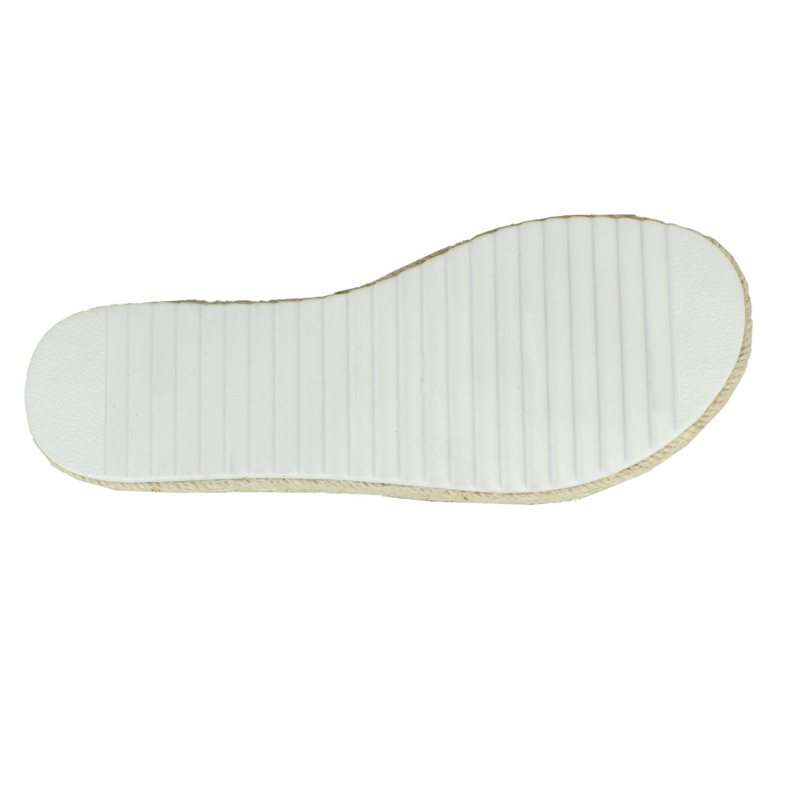 Down To Earth Ladies Flatform Ankle Strap Sandals - Picture 19 of 19