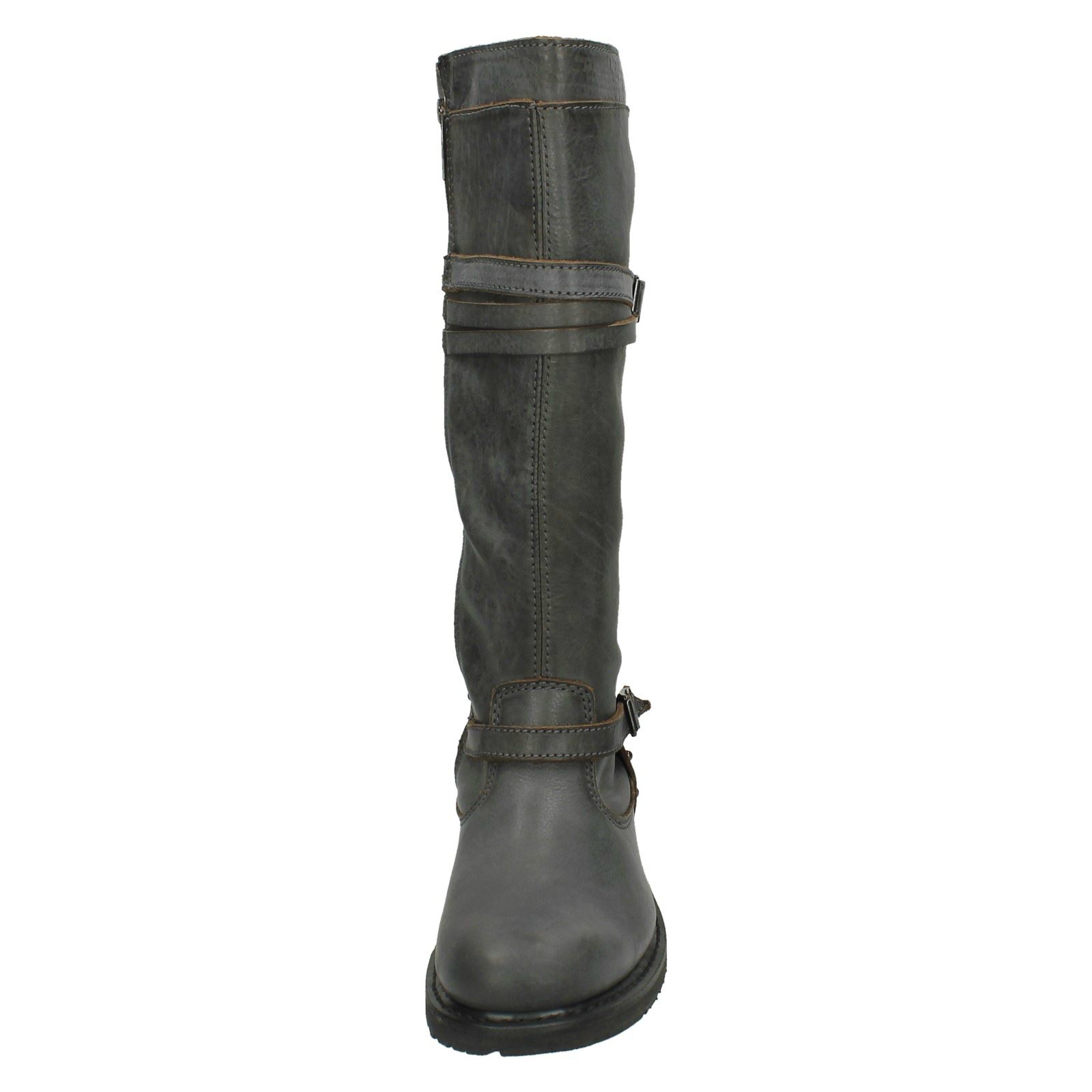 ardoise Cyndie Bottes gris Harley dame Davidson motard wUwXq4CH