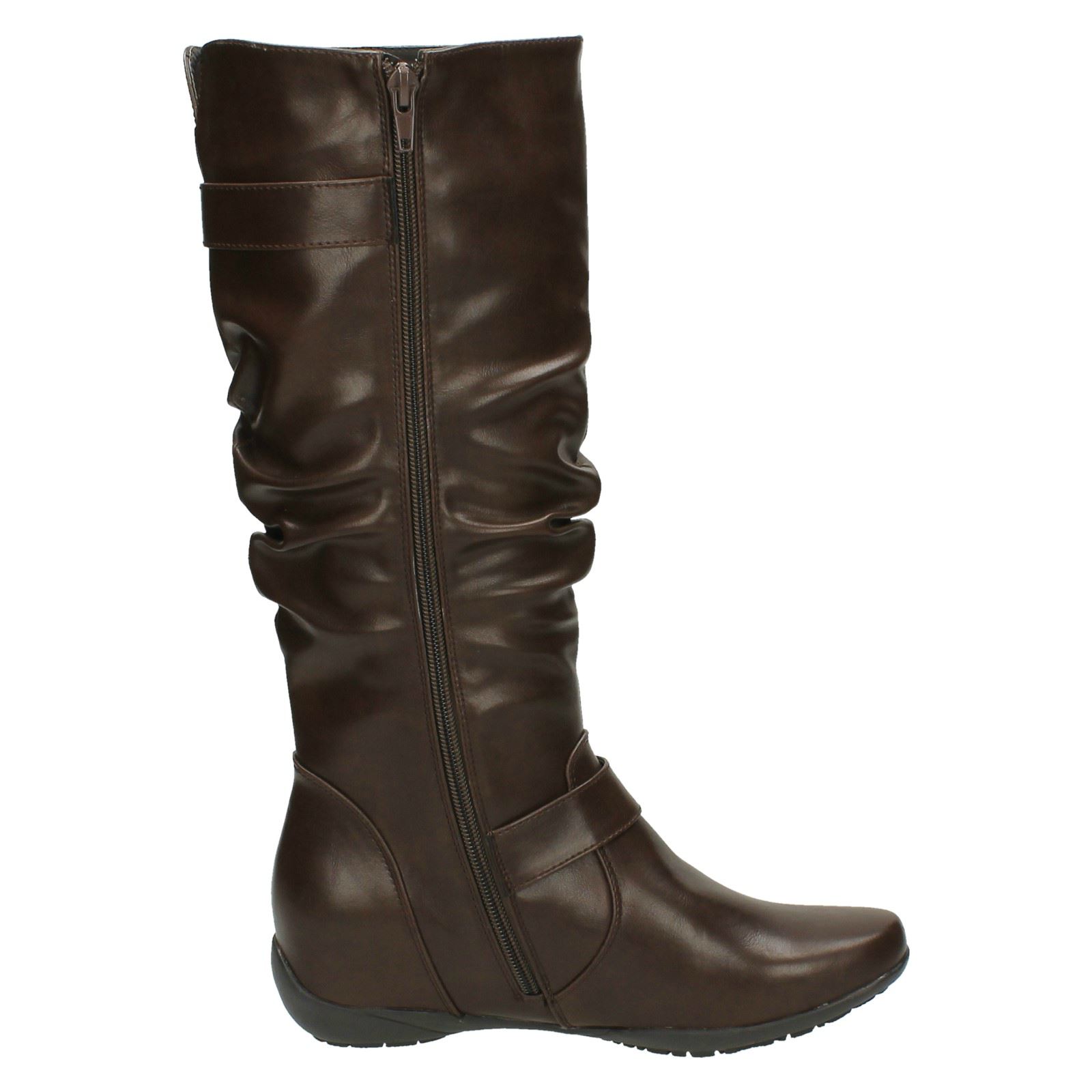 "Botas planas de pierna alta para damas ""F4R386"" - Imagen 16 de 19