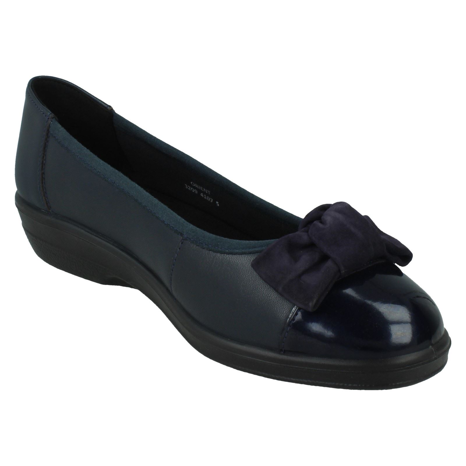 Ladies Padders Slip On Wedge Shoes Orient - Picture 26 of 28
