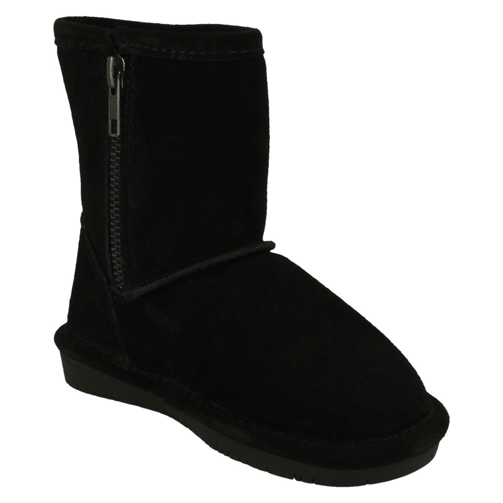 Girls Bearpaw Real Sheepskin Lined Boots 'Emma Toddler' - Picture 7 of 19