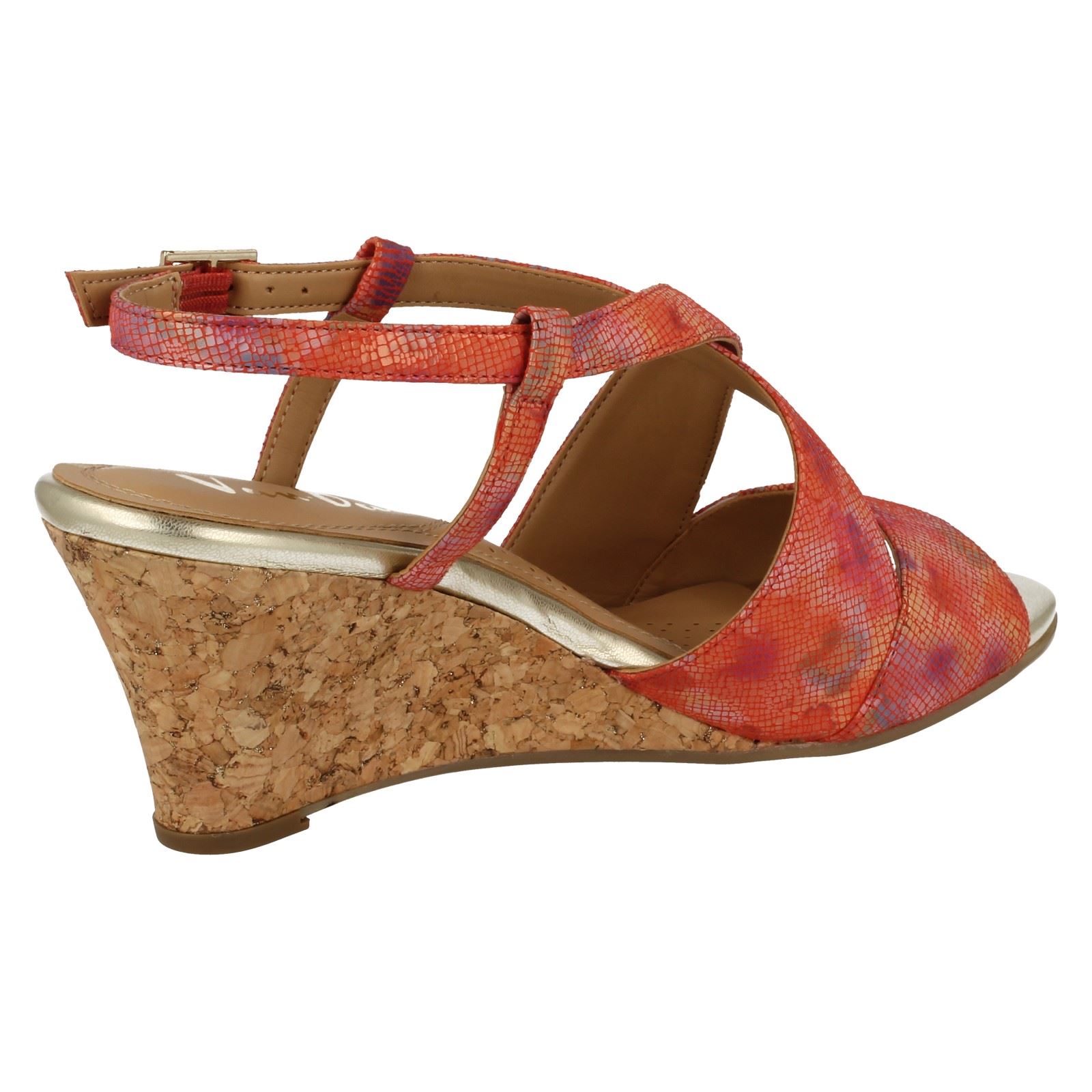 Ladies Van Dal Cross Strap Wedged Wedged Wedged Sandal Allora 59d014 Ladies Van Dal Cross Strap Wedged Wedged Wedged Sandal Allora 59d014