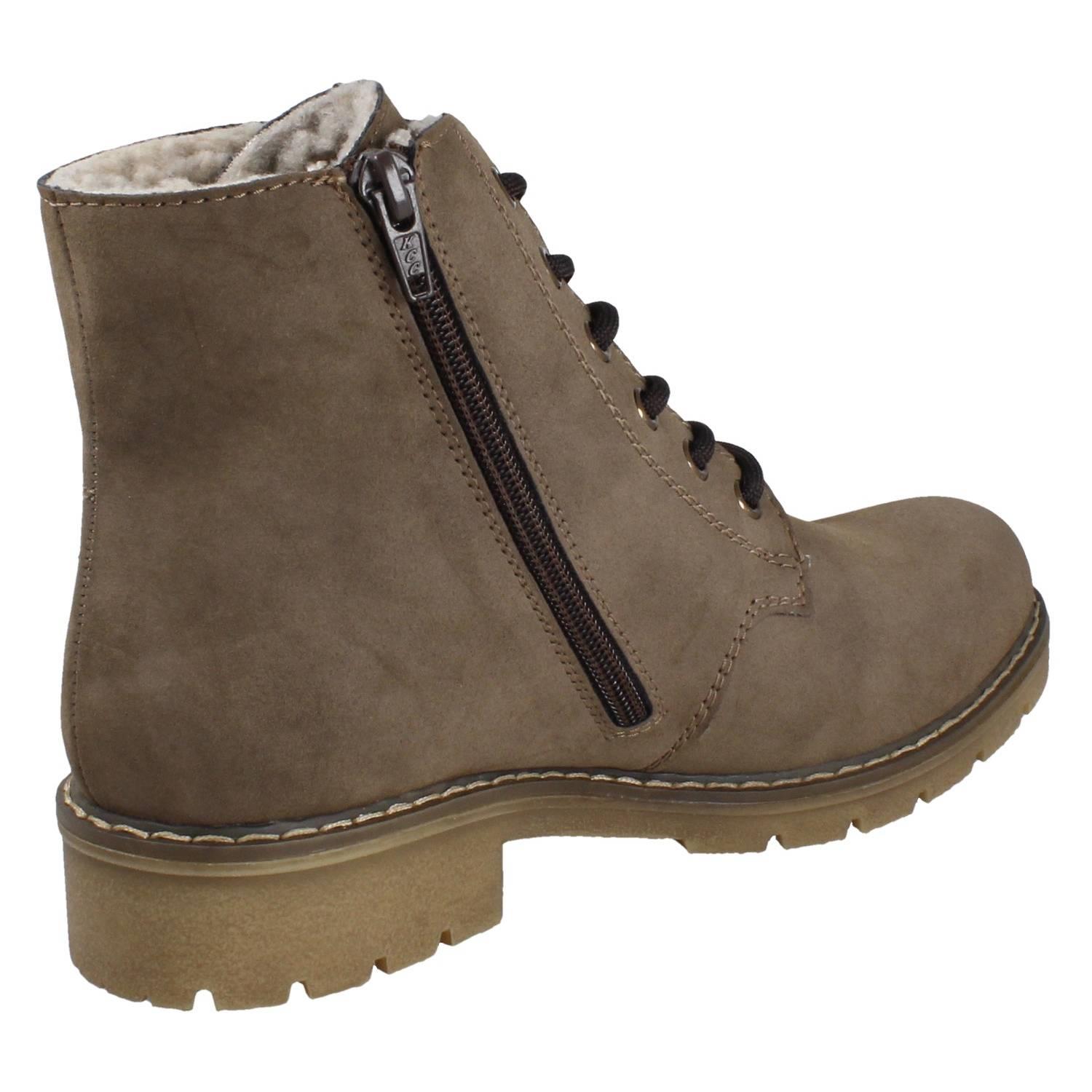 Damen Rieker Stiefeletten weite Passform warm gefüttert wetterfest *Y9103* - Bild 6 von 10