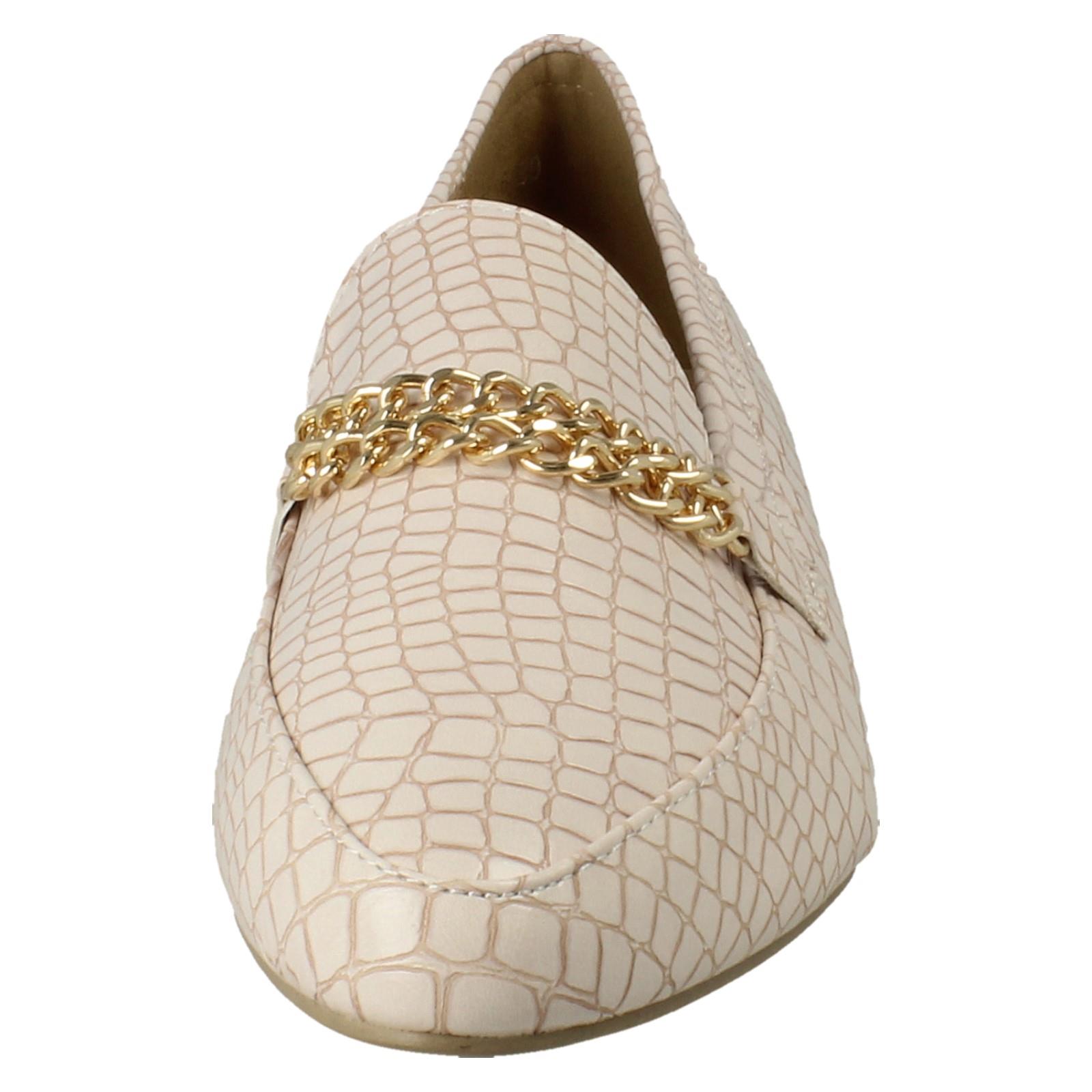 Ladies Spot On Wide Fit Loafers 'F8R0534' - Picture 18 of 19