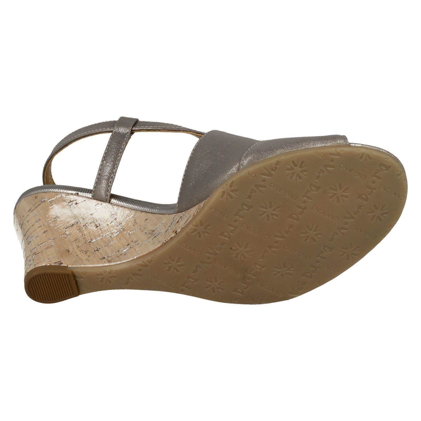 Ladies Van Dal Cross Strap Wedged Wedged Wedged Sandal Allora 59d014 Ladies Van Dal Cross Strap Wedged Wedged Wedged Sandal Allora 59d014