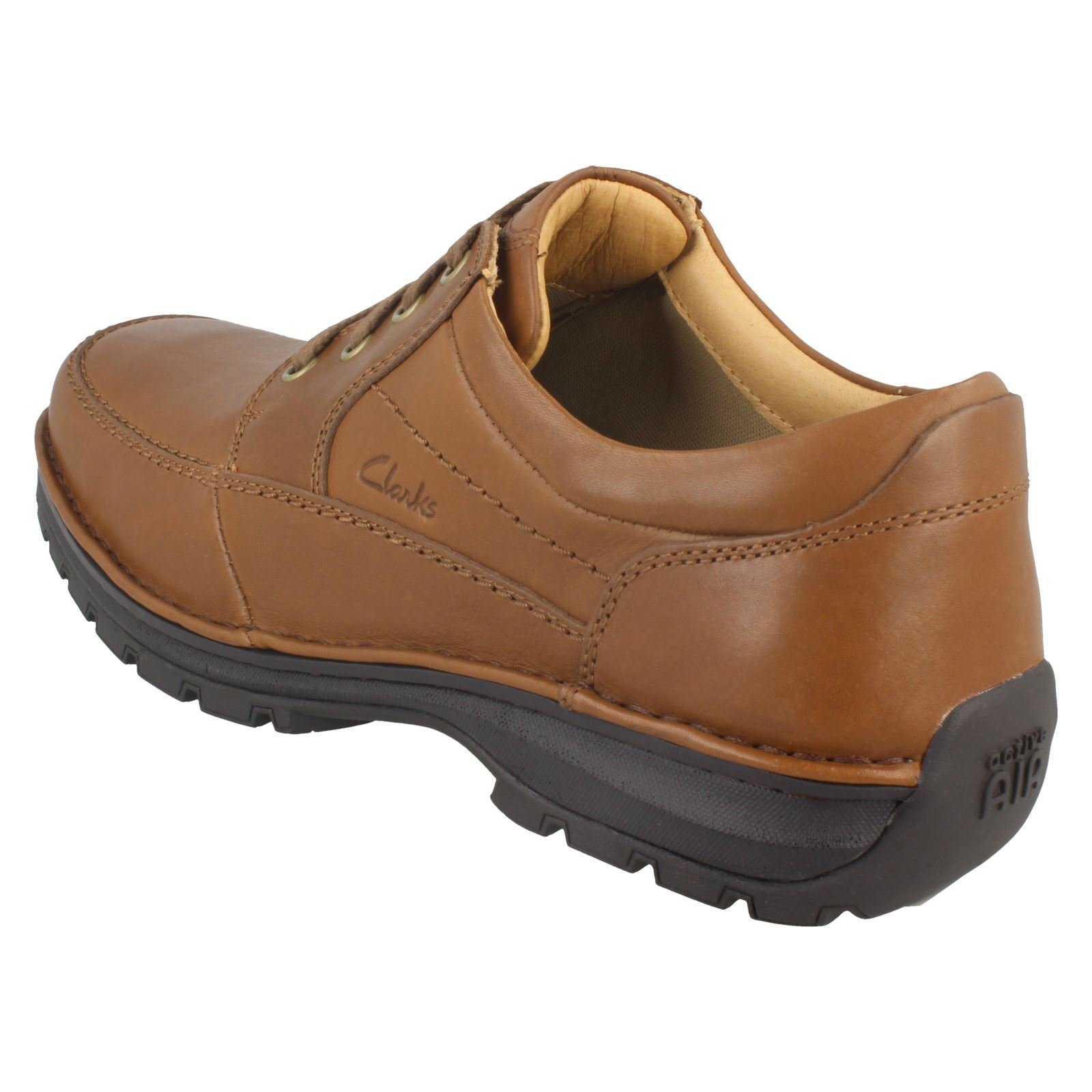 Mens Clarks Leather Active Air Lace Up Shoes *Sidmouth Mens Clarks Leather Active Air Lace Up Shoes *Sidmouth