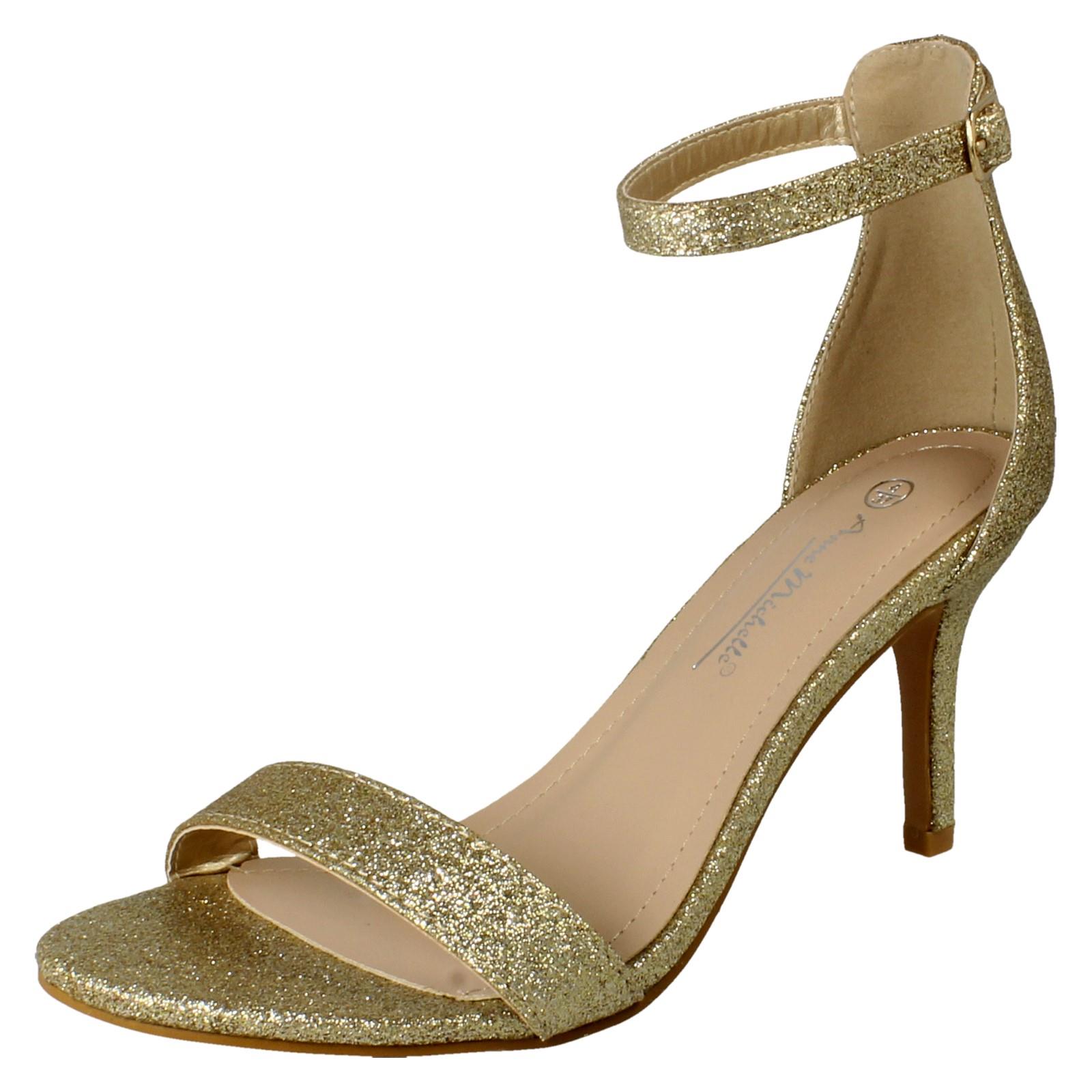 Sandalias de noche Anne Michelle de tacón alto con hebilla y correa en el tobillo para dama - F1R2108 - Imagen 20 de 82
