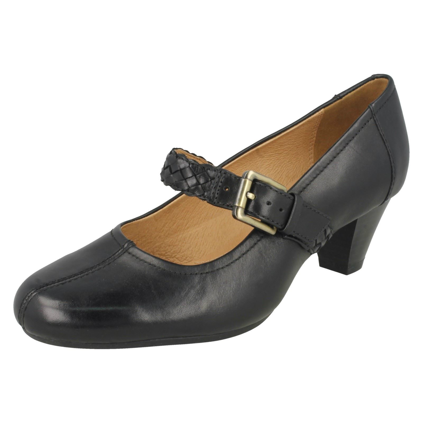 Black Mary Clarks Ladies Fearne Heels Dew Jane q4H0qCw
