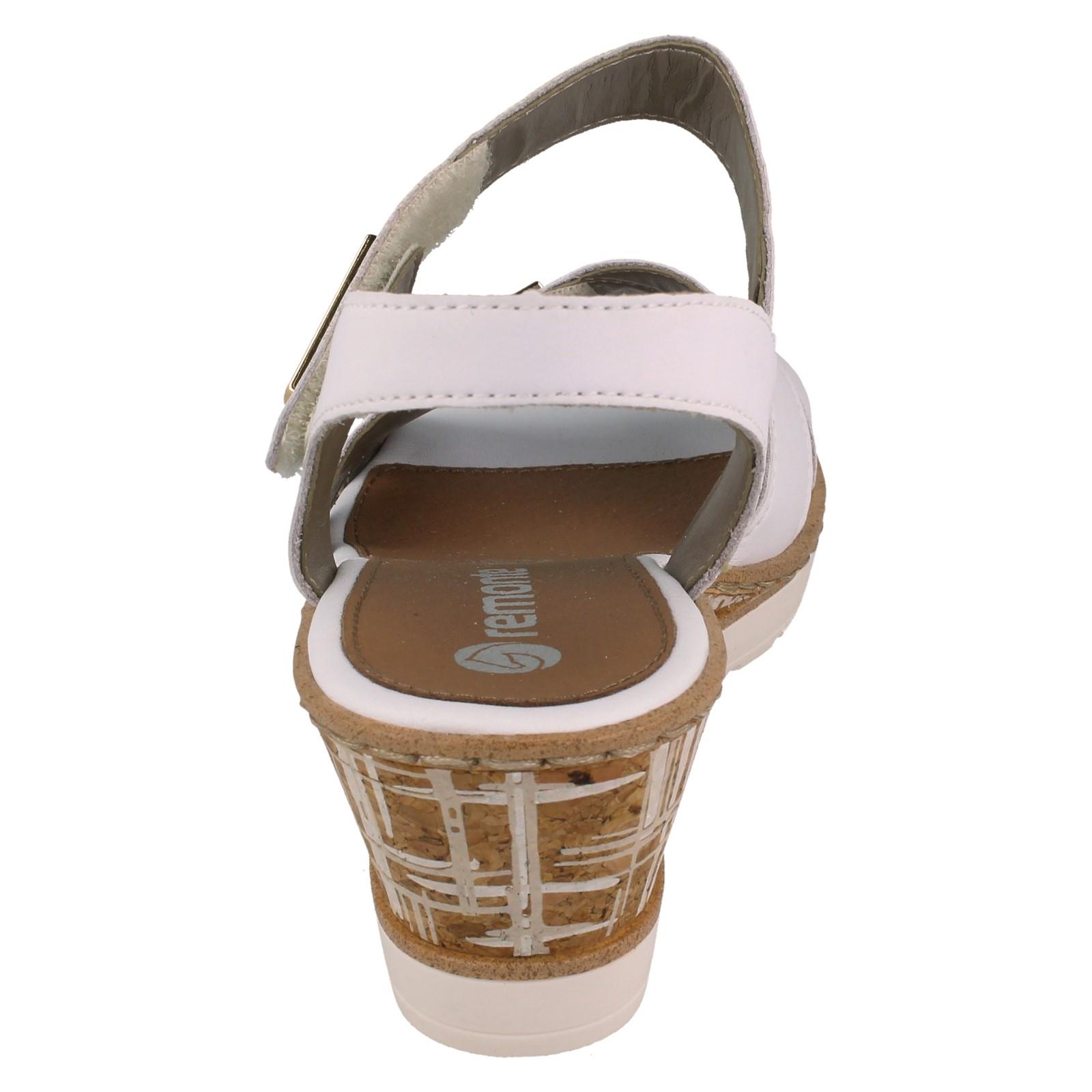 Sandali Da Donna Remonte Con Cinghie Regolabili E Tacco A Wedge *R6R266* - Picture 14 of 19