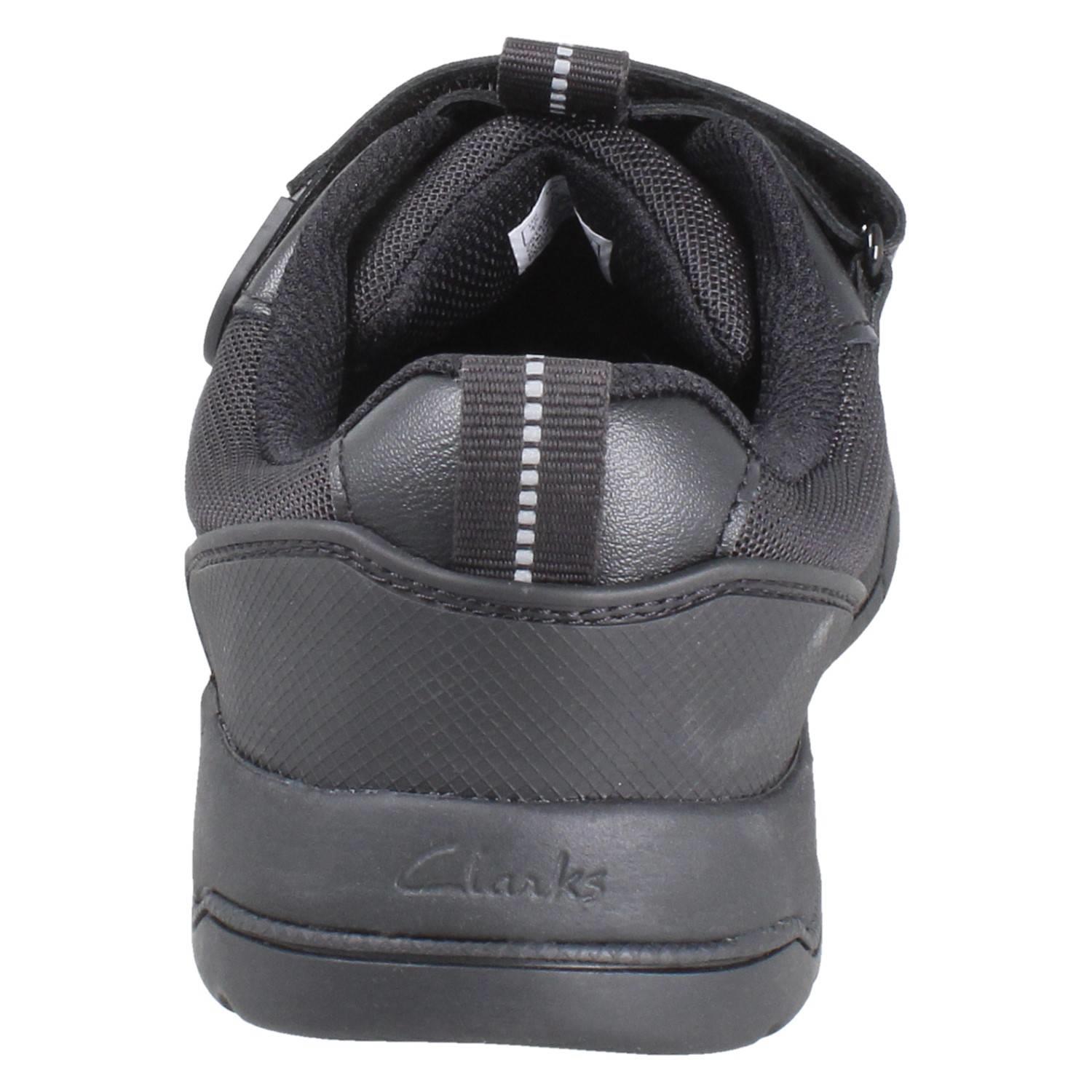 Jungen Clarks Gestepptes Leder Fußball Inspiriert Schulschuhe: Laser Kreuz - Bild 13 von 19