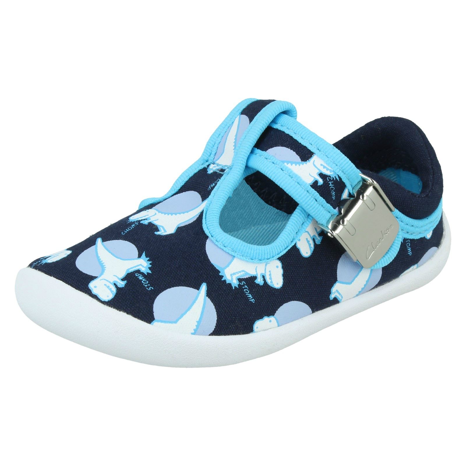 Girls Clarks T Bar Shoe Roamer Sun T