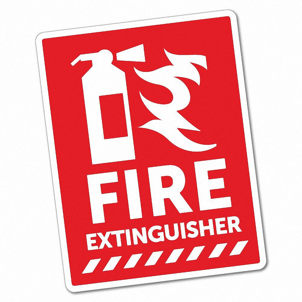 Fire Extinguisher Sticker Decal Safety Sign Car Vinyl 5452K eBay