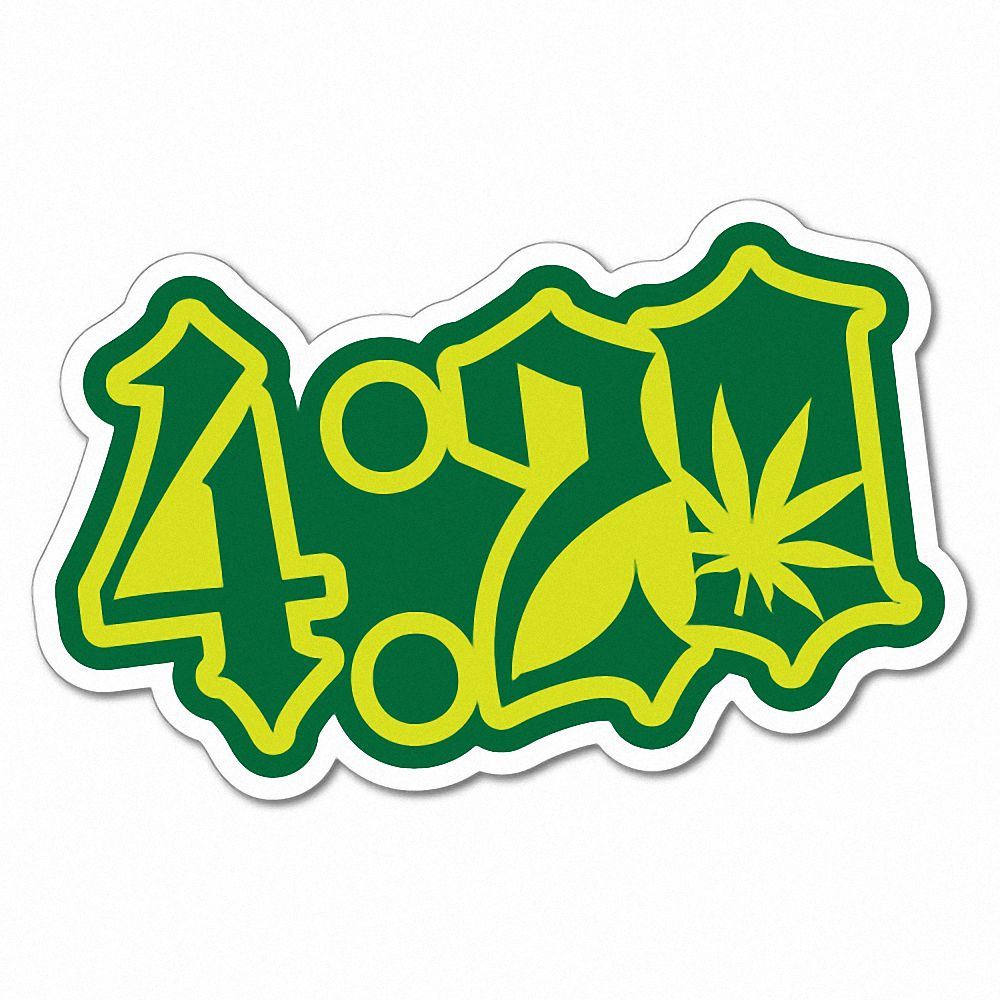 420 Marijuana Weed Sticker Decal Funny Vinyl Car Bumper 5170EN eBay