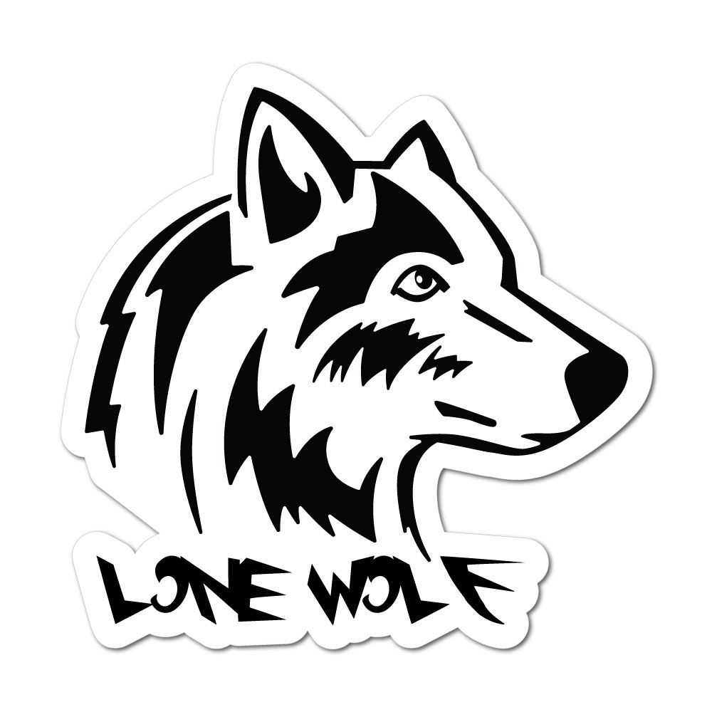 Lone Wolf Club Sticker Decal Ranger Howl Dog eBay