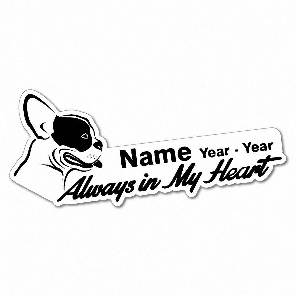 French Bulldog On Board Pink Personalised Dog On Board Car Safety Sign