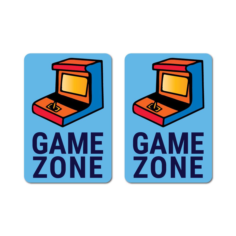2X Retro Gamer Sticker Decal Funny Player Gaming Pc Console Nerd Gamer