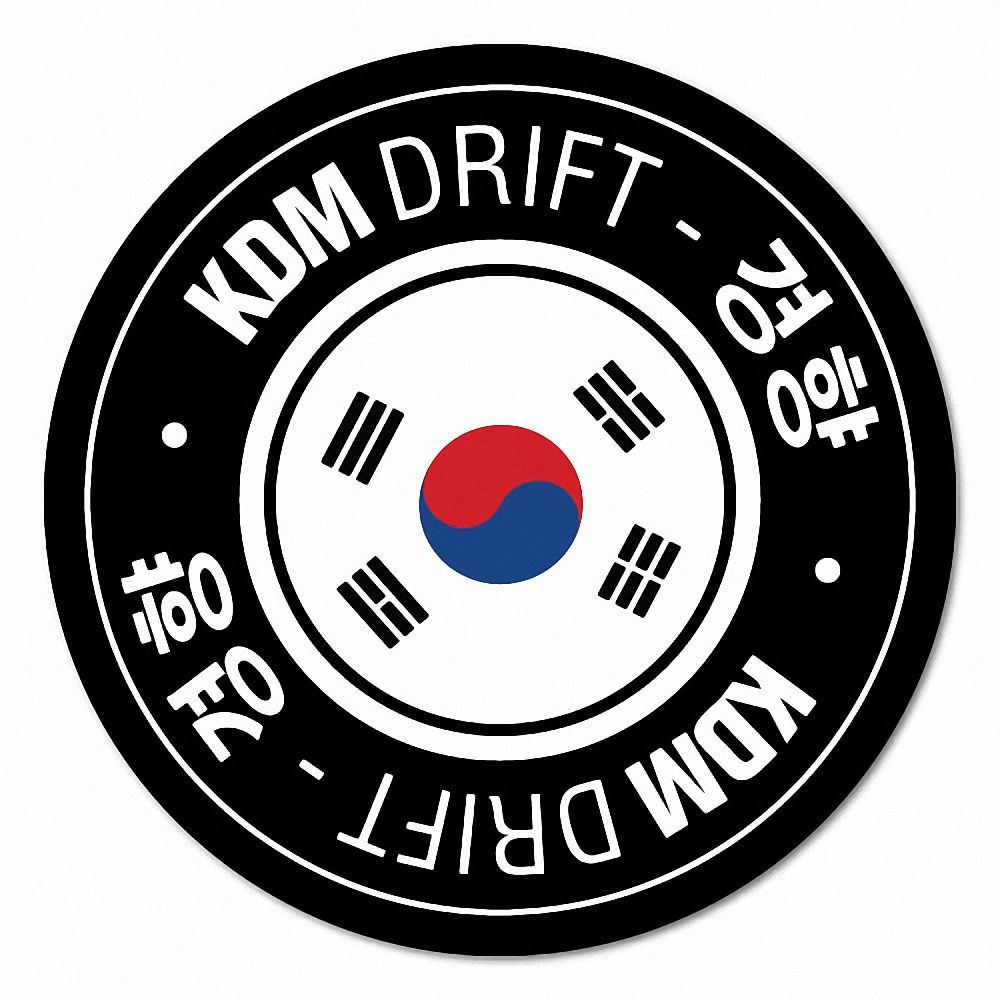 KDM Drift Circle Car Sticker Korea eBay