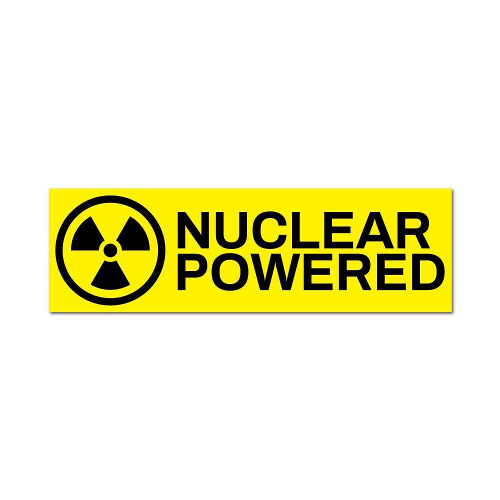 Nuclear Radiation Symbol Car Laptop Bumper Window Vinyl Decal Sticker 10234