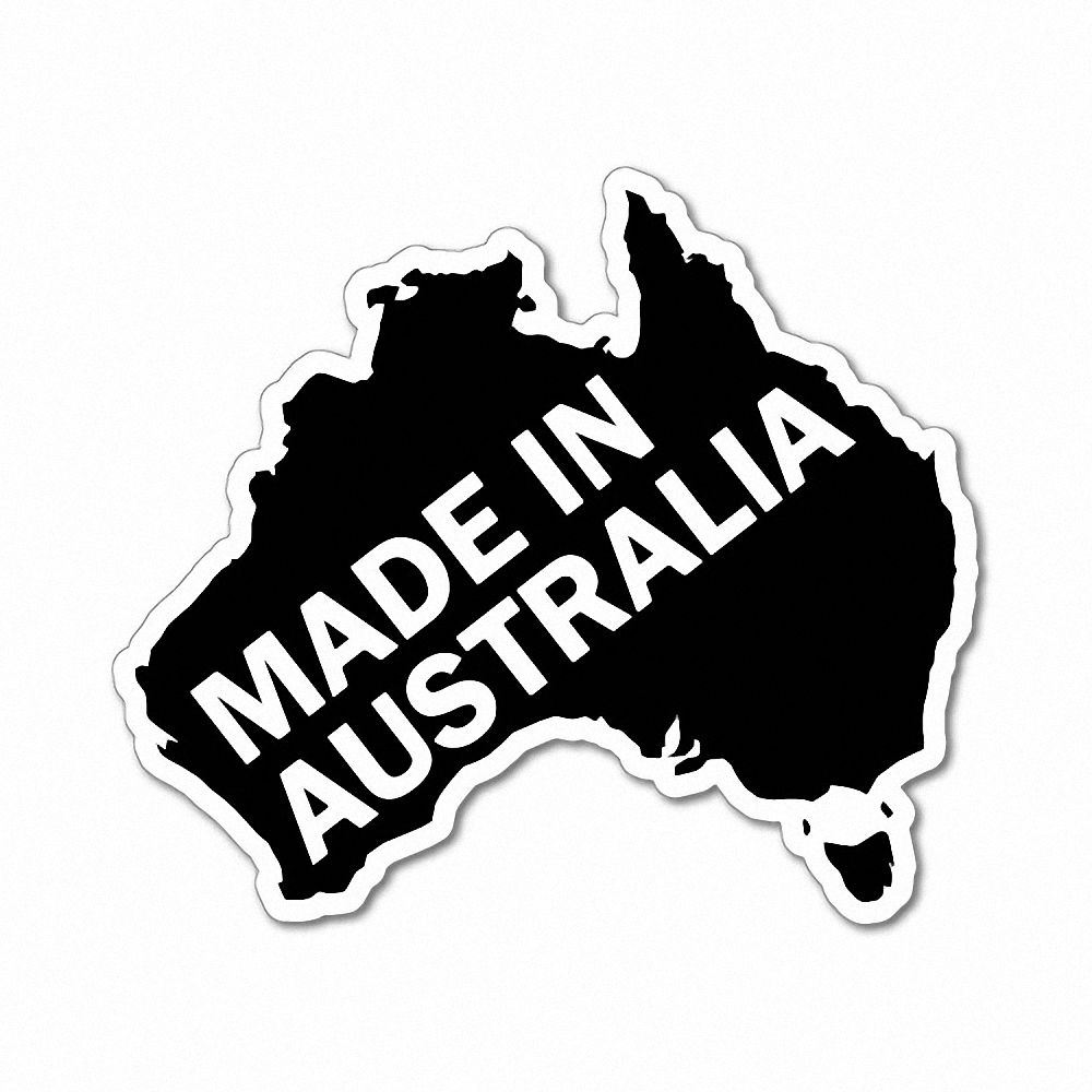 Made In Australia Continent Sticker Aussie Car Flag 4x4 Funny Ute 5420en Ebay