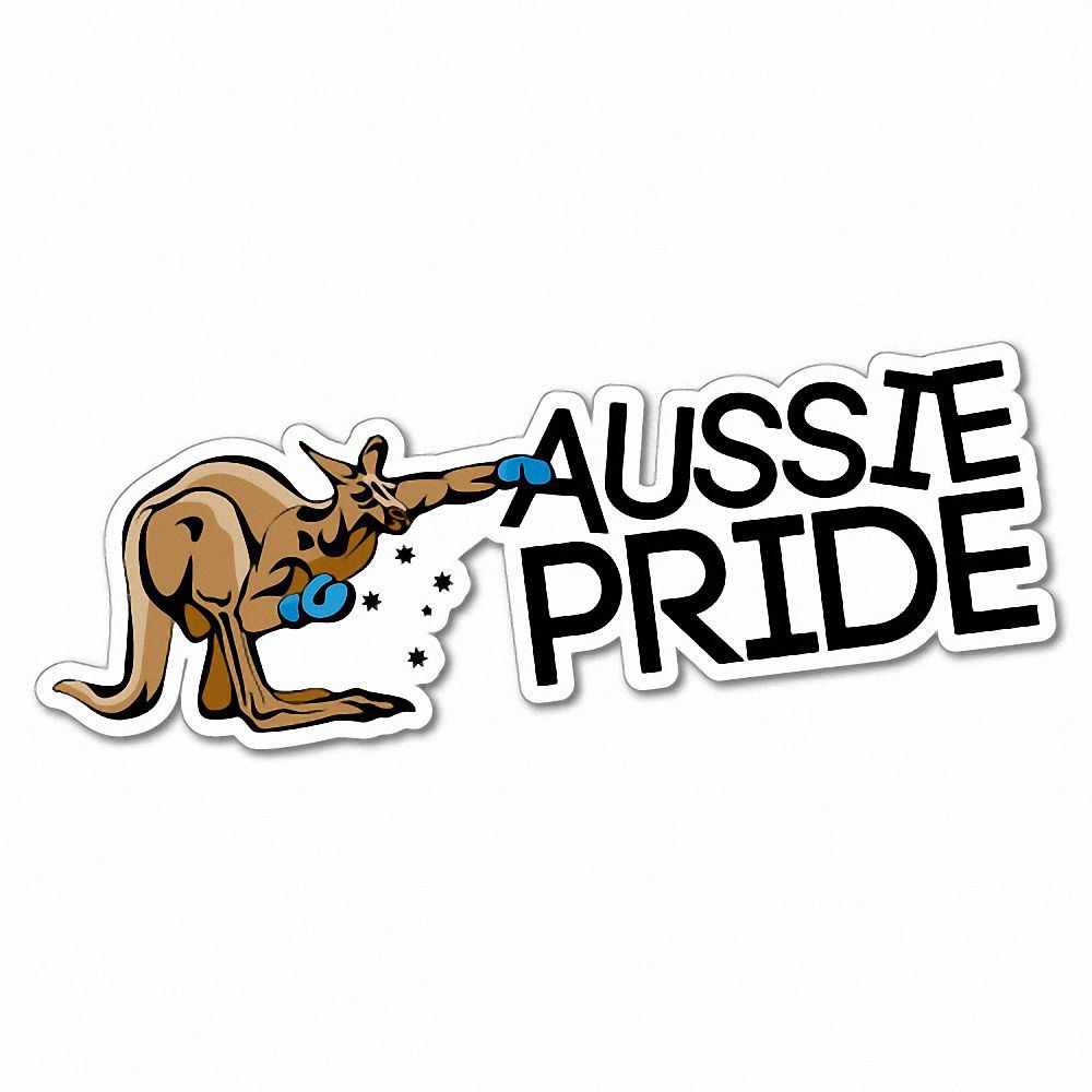 Aussie Pride Sticker Aussie Car Flag 4x4 Funny Ute eBay