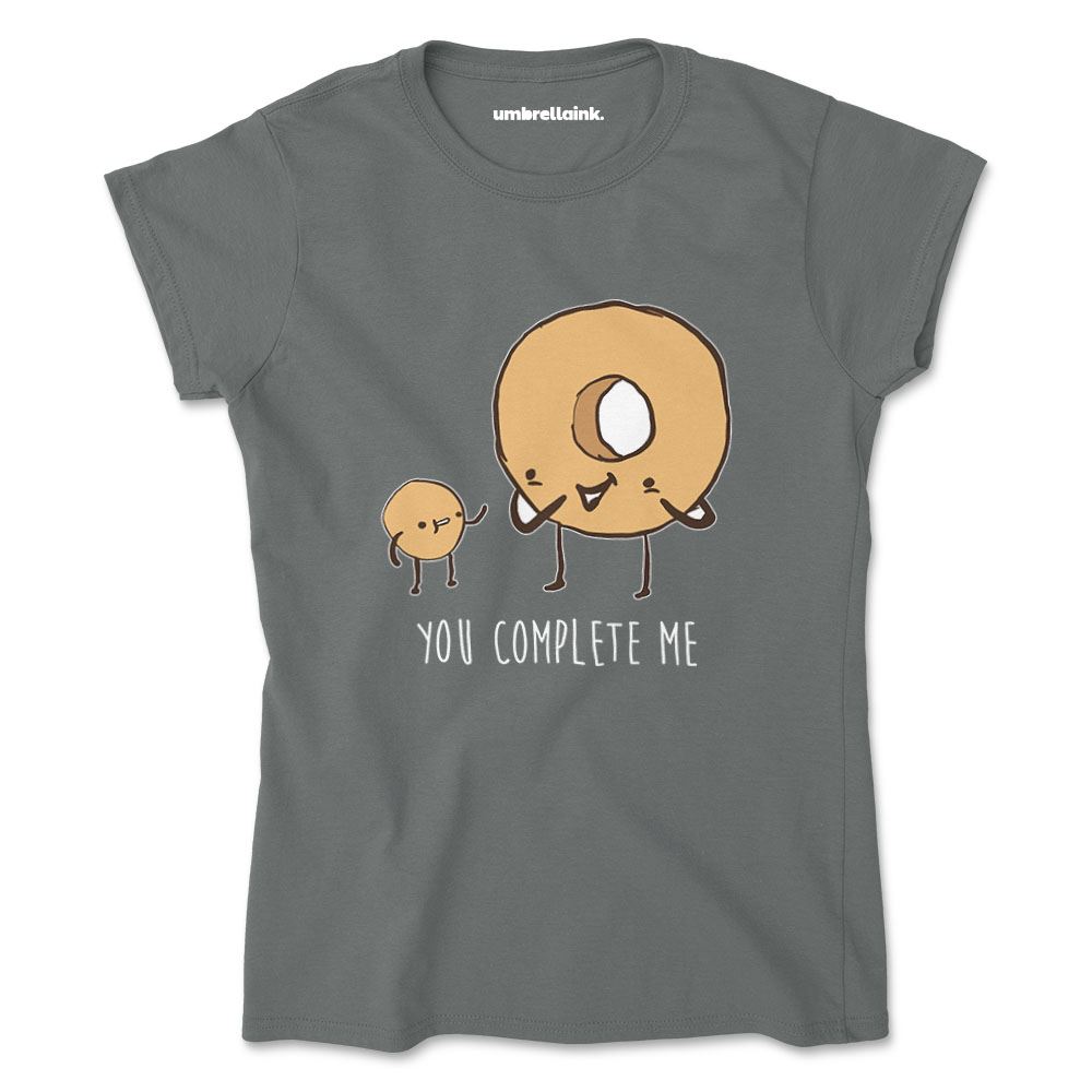 Men's You Complete Me Funny Donut T-Shirt Men's You Complete Me Funny Donut T-Shirt