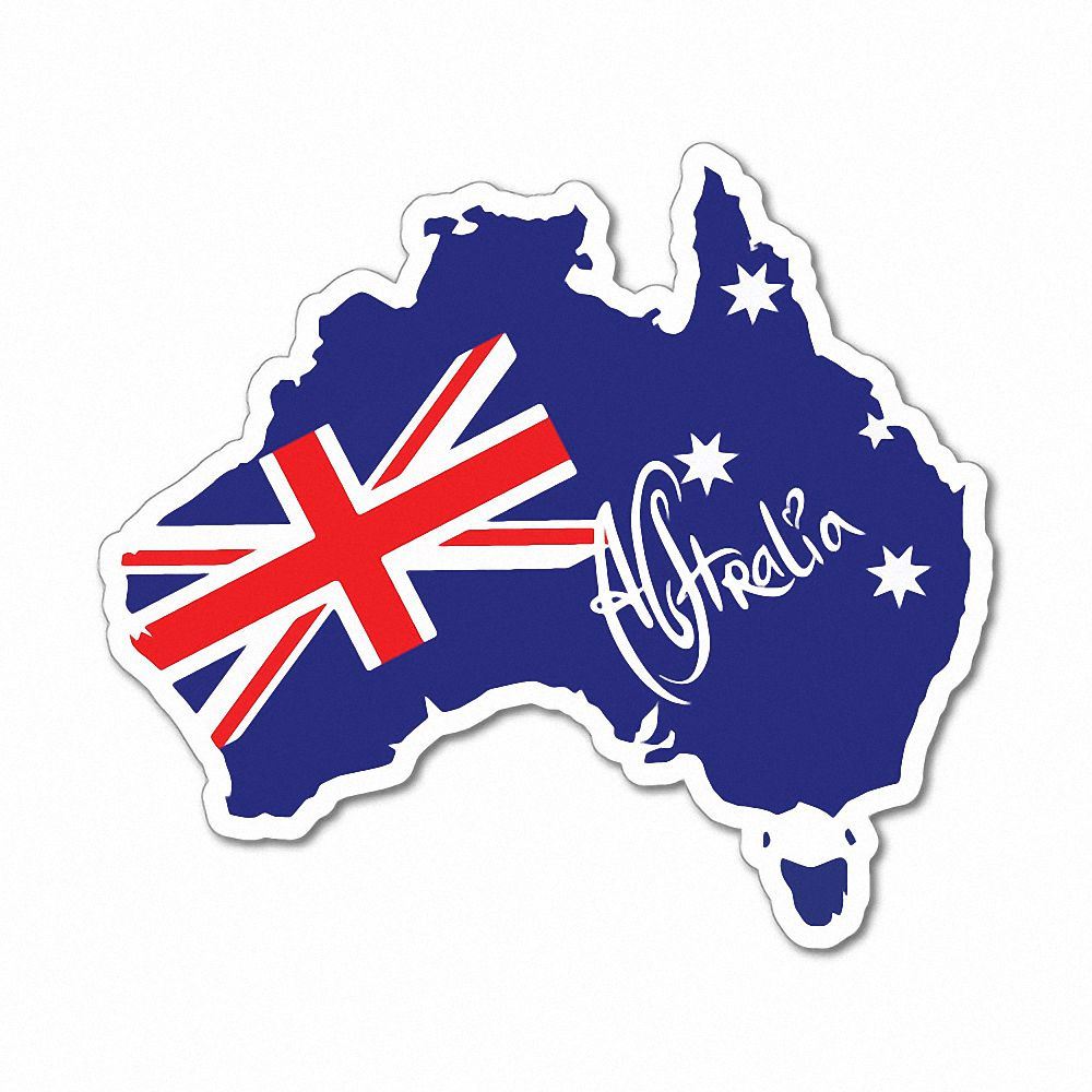Australia Continent Sticker Aussie Car Flag 4x4 Funny Ute 5303EN eBay