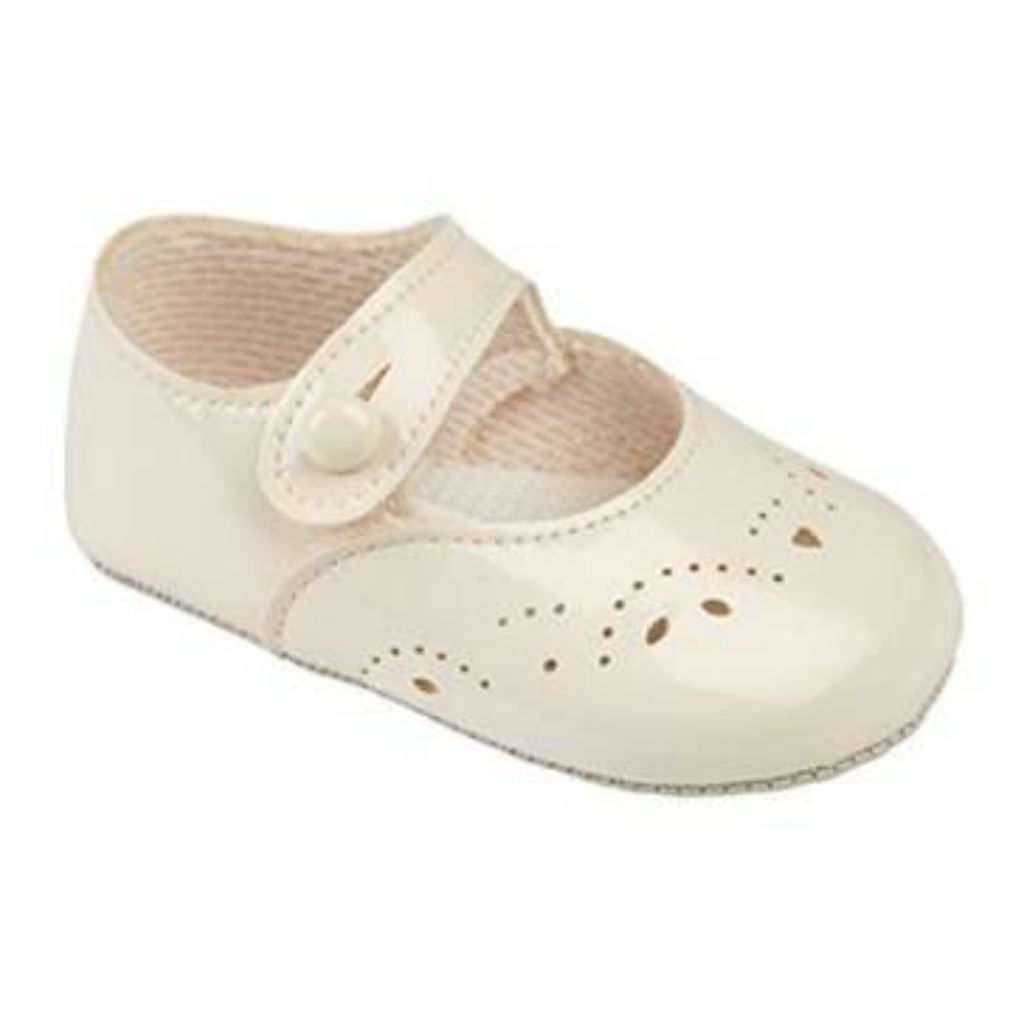 Baby Girls Pram Shoes Pre-walkers Early Days Baypods MaryJane 0-3UK British Made