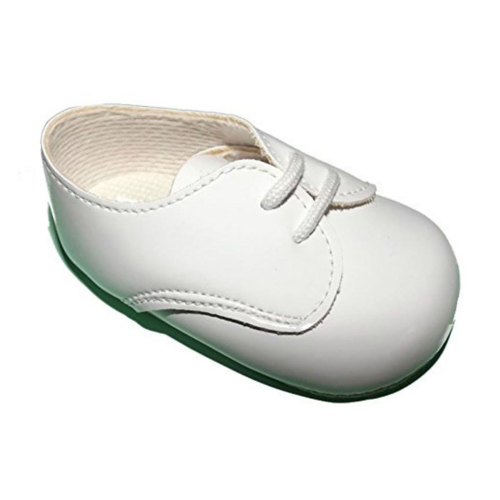 *SALE* Baby Boys Soft Sole Pram Shoes Party Occasion Pre-walkers Lace-up 0-3 UK! - Picture 7 of 7