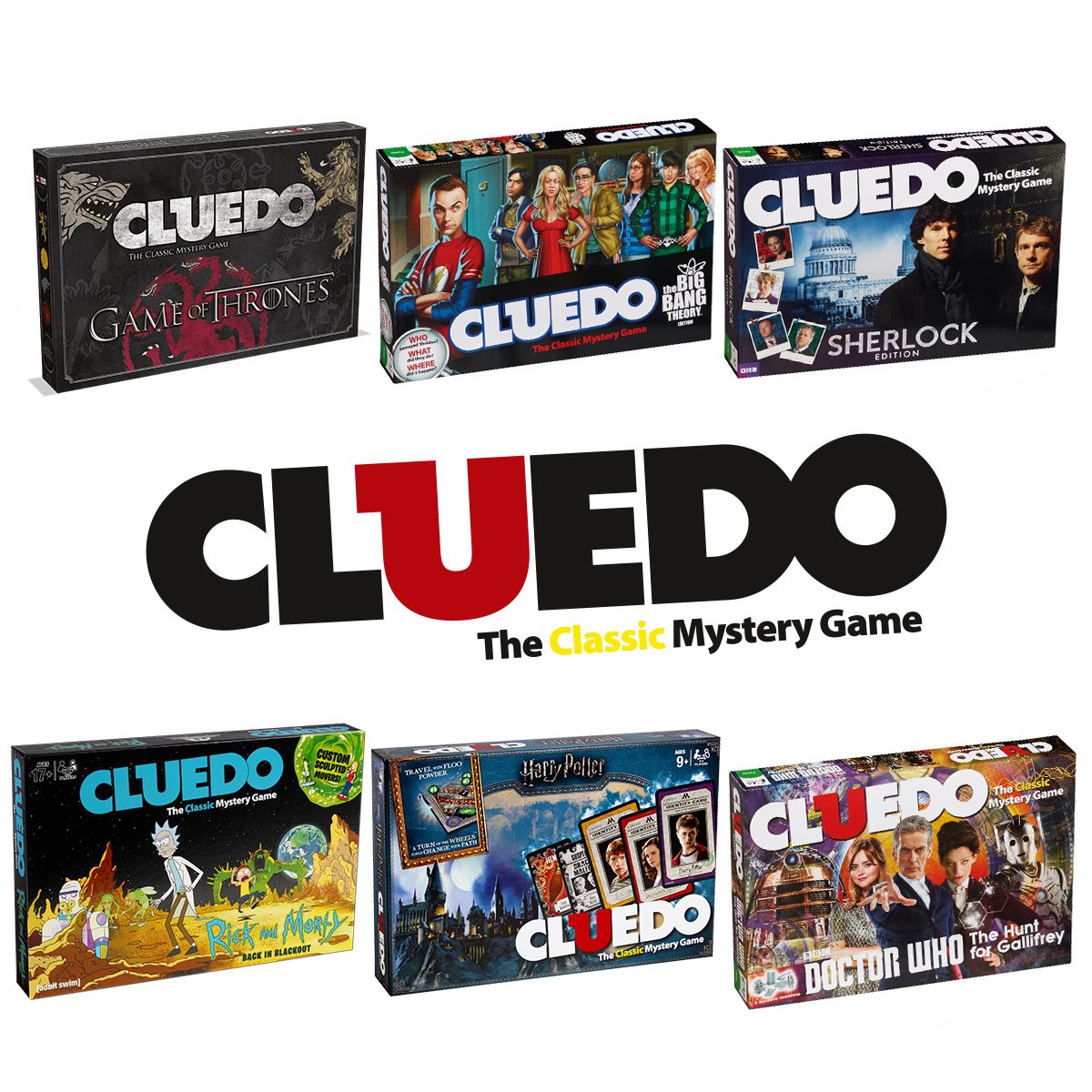Doctor Who Cluedo mystère Board Game